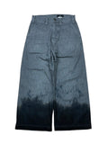 Pantalones de pernera ancha con tinte degradado de Y's de Yohji Yamamoto