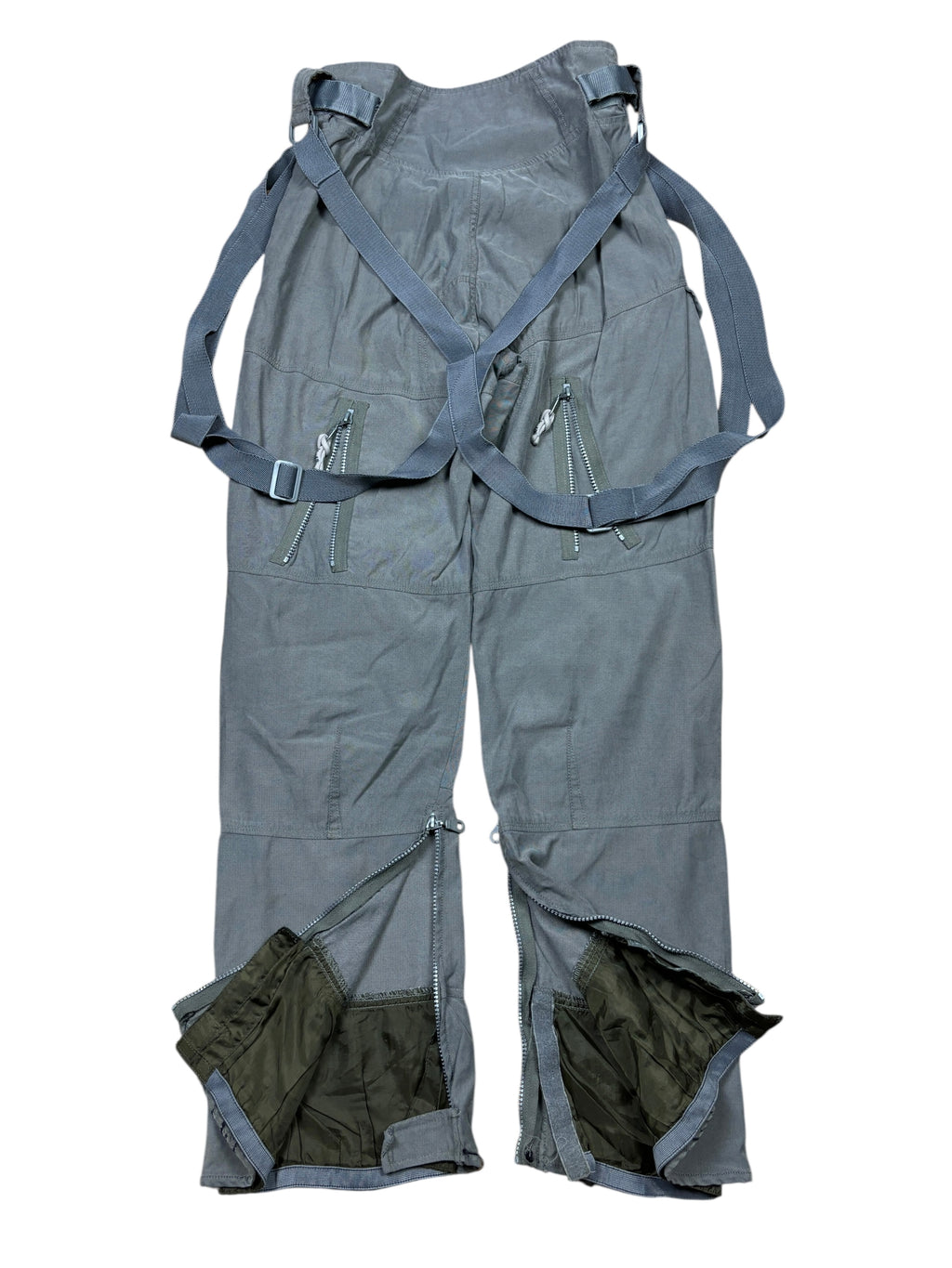 2000s Marithé François Girbaud Grey Bondage Cargo Pants