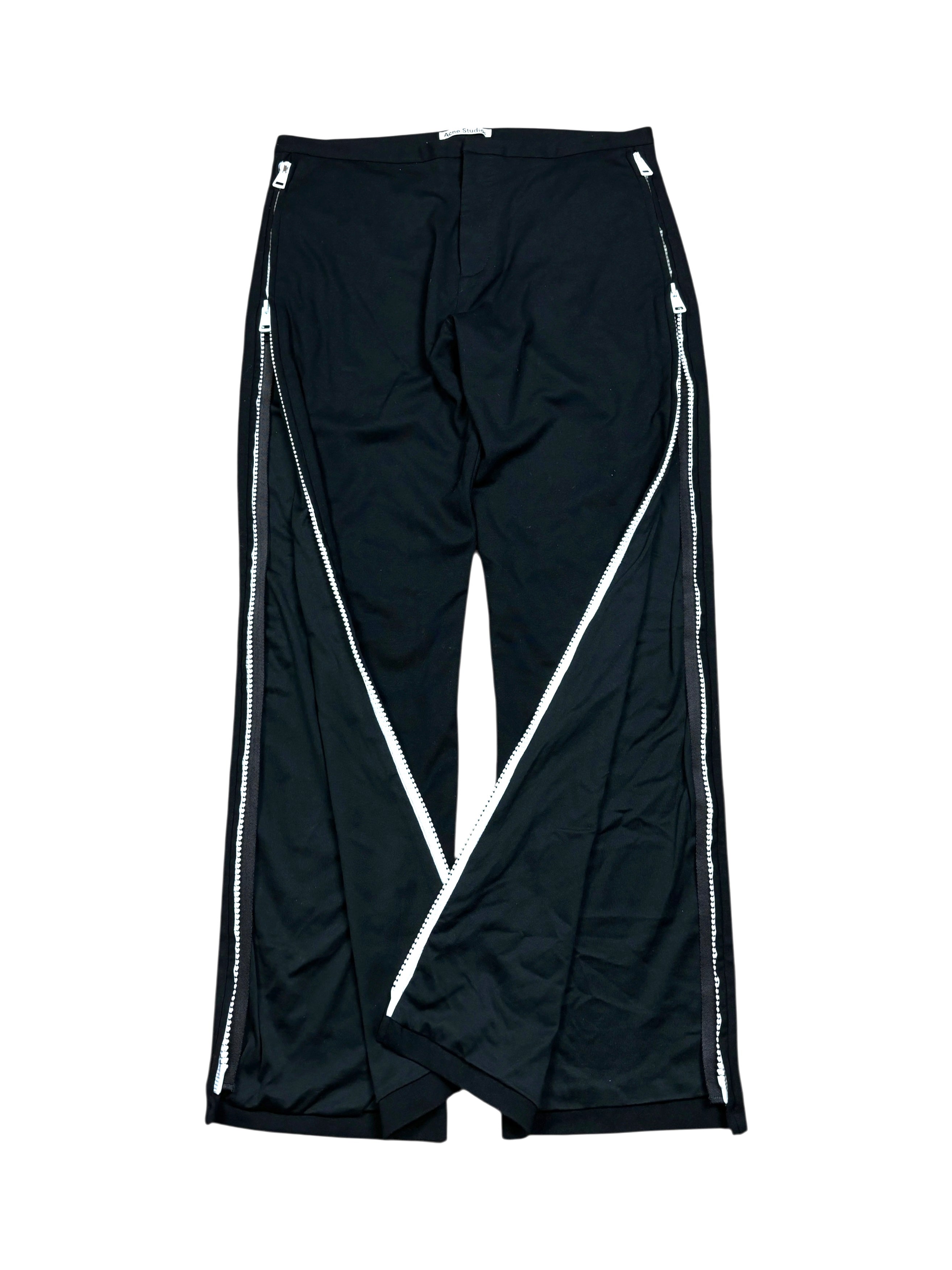 SS17 Acne Studios Full Zip Wide Leg Trousers