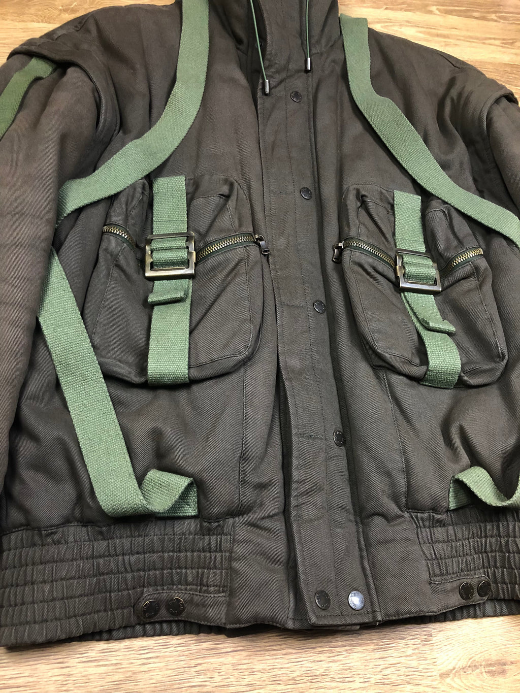 Dolce & Gabbana FW2003 Heavy Cargo Bondage Jacket