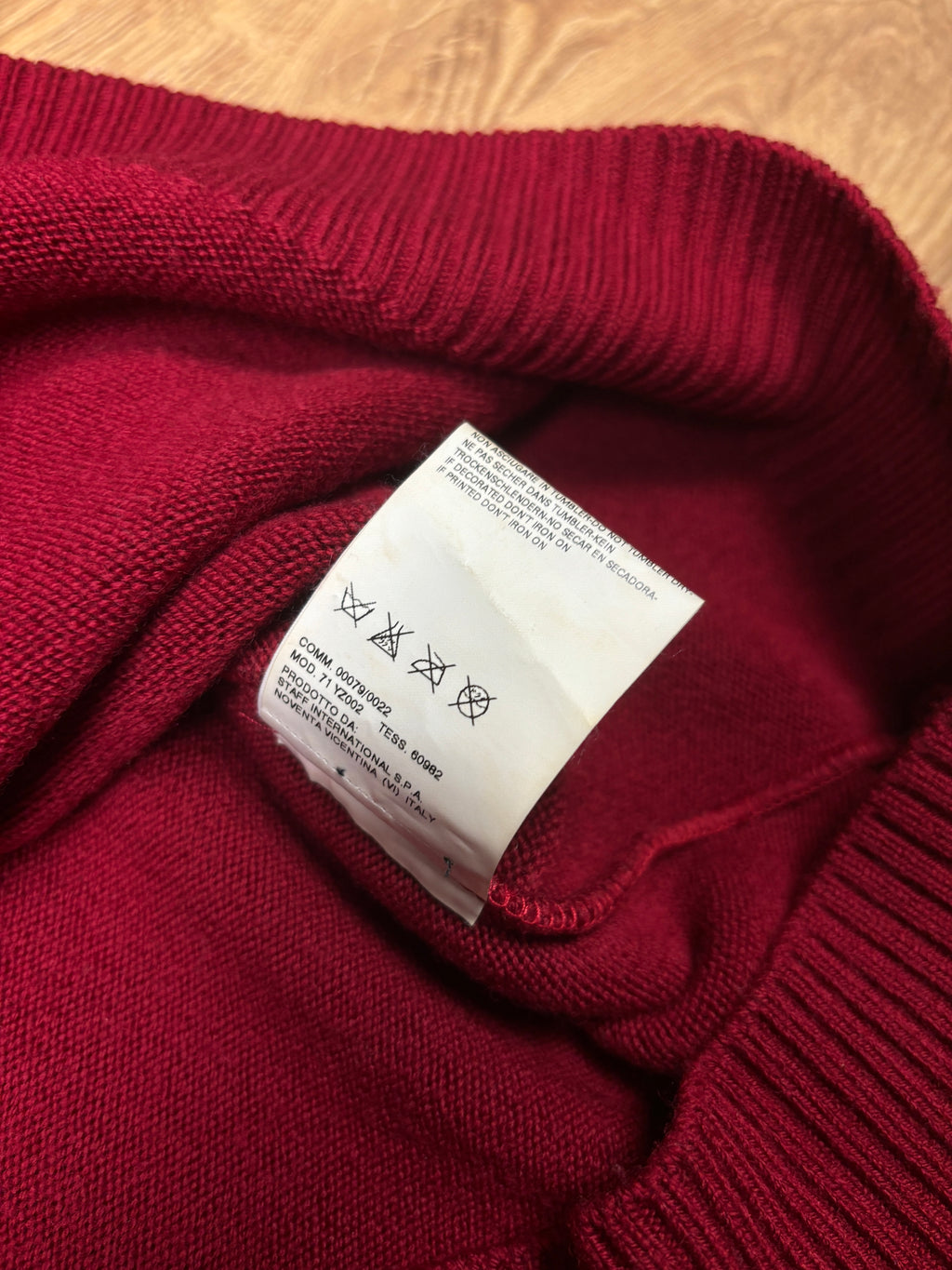 AW2004 Dsquared2 Runway Wool Knit Polo