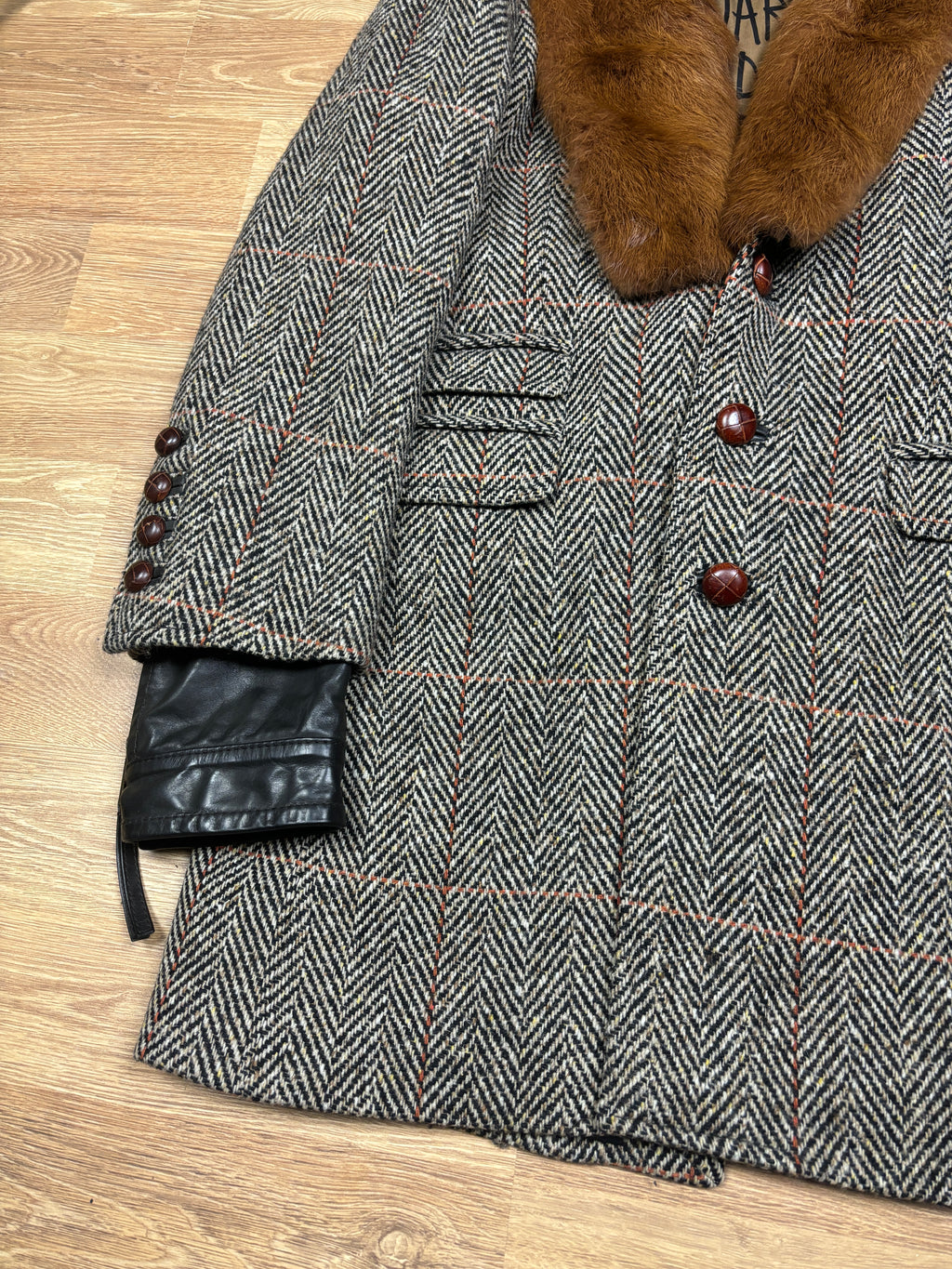Dsquared2 AW2005 Runway Fur Collar Wool Coat
