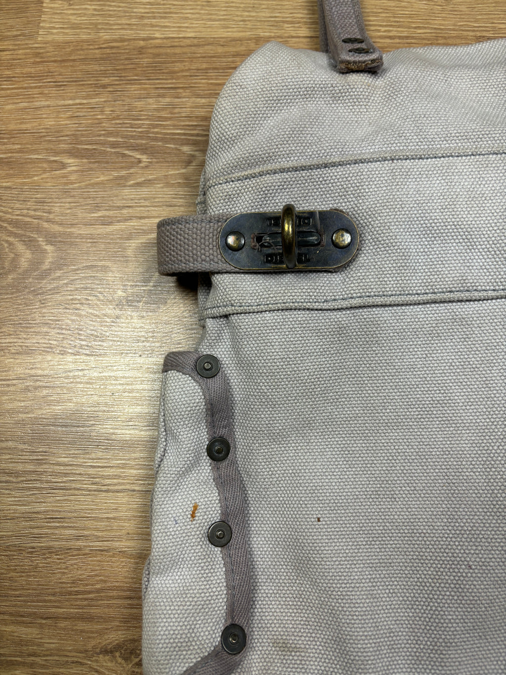 Diesel Military Canvas Utility Shoulder Bag