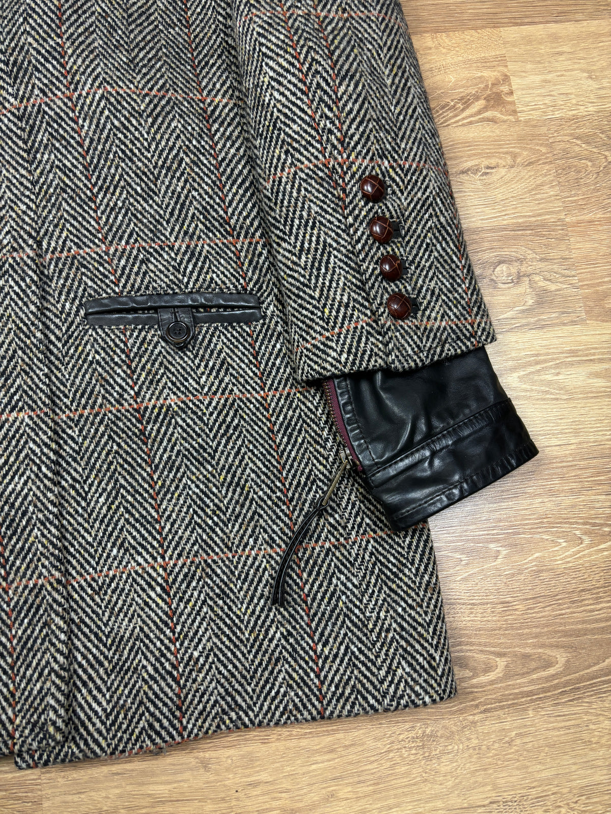 Dsquared2 AW2005 Runway Fur Collar Wool Coat