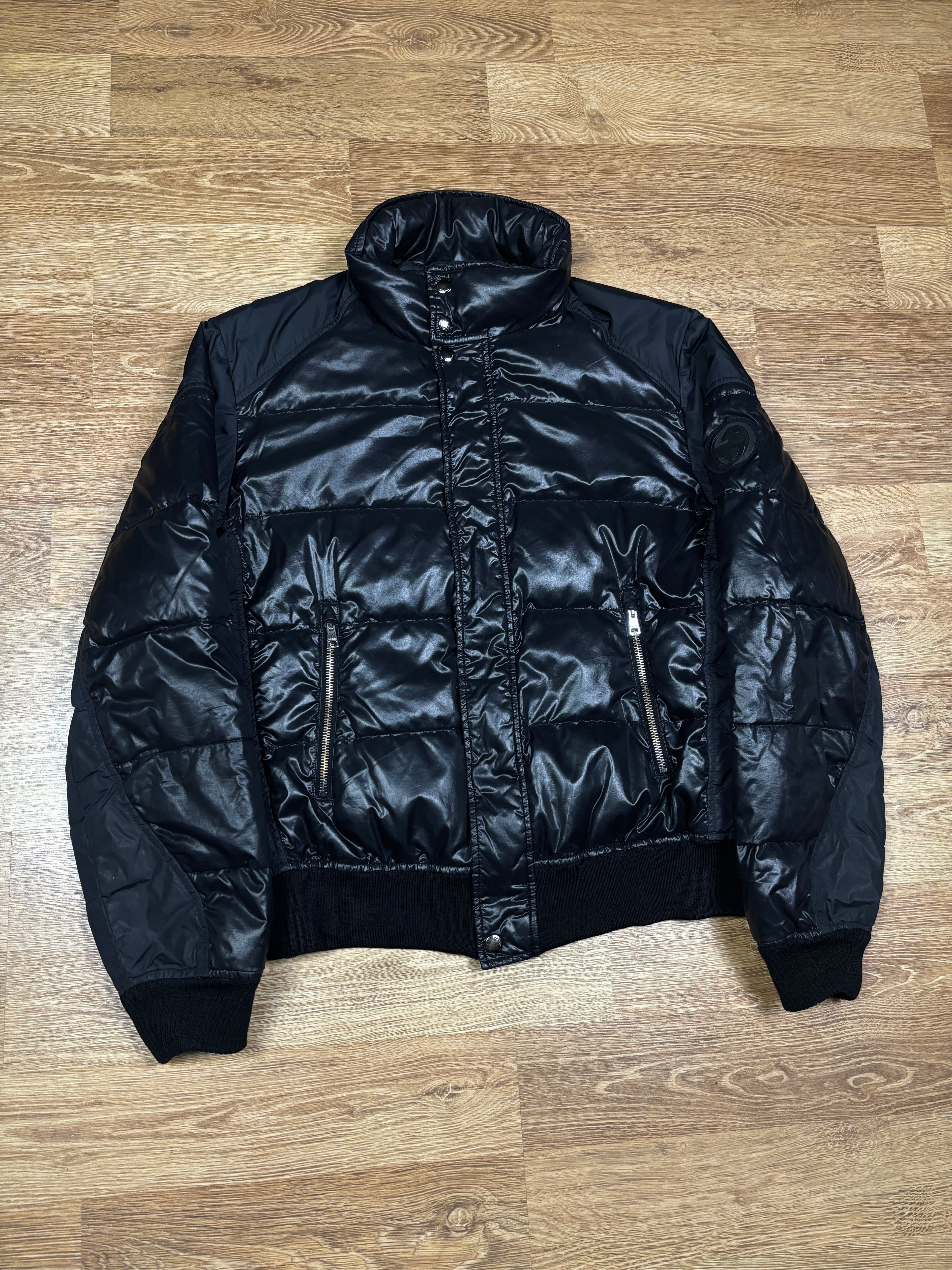 Gucci GG Monogram Lined Puffer Jacket