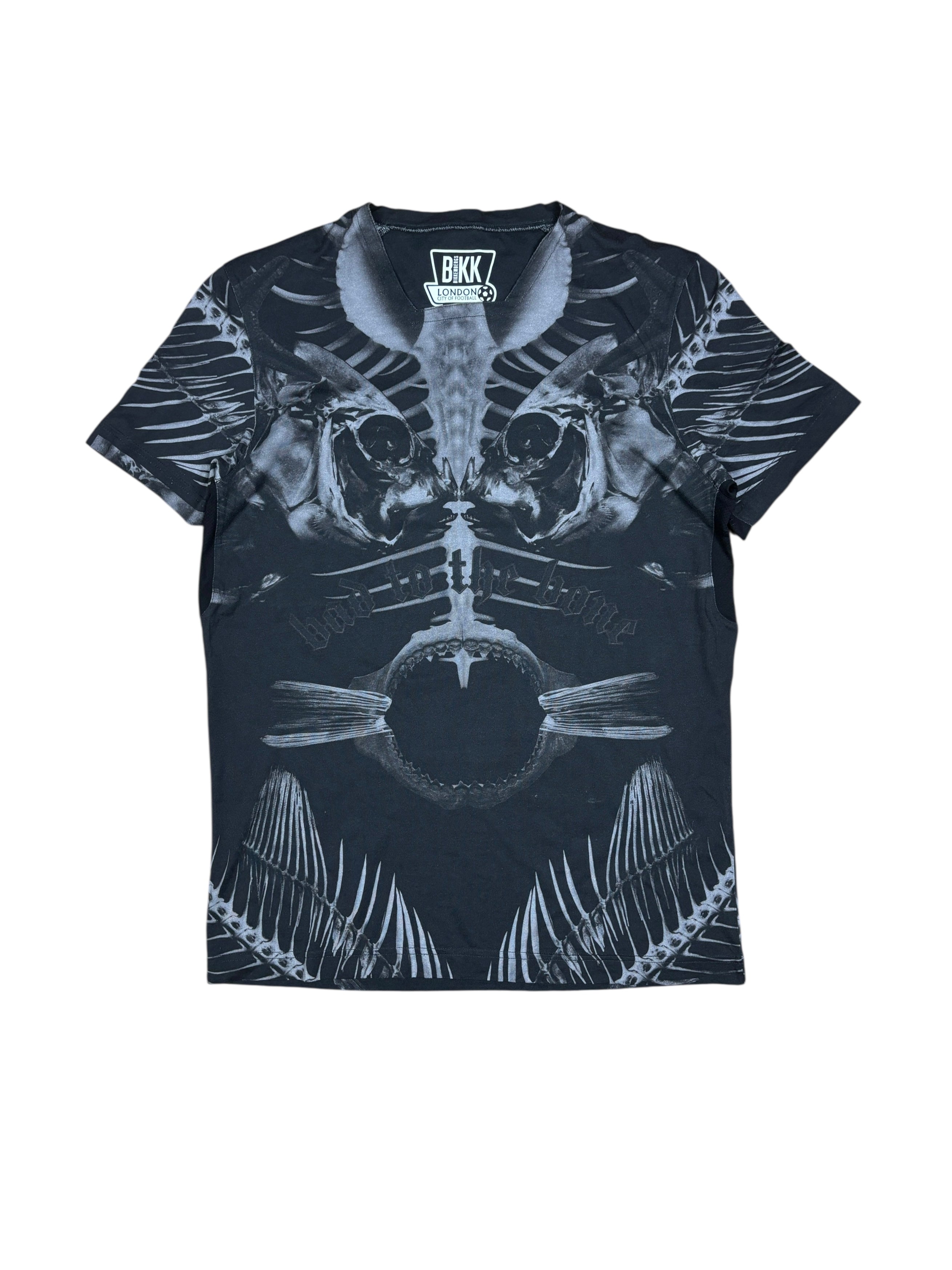 2010s Dirk Bikkembergs Skeletal Graphic T-Shirt