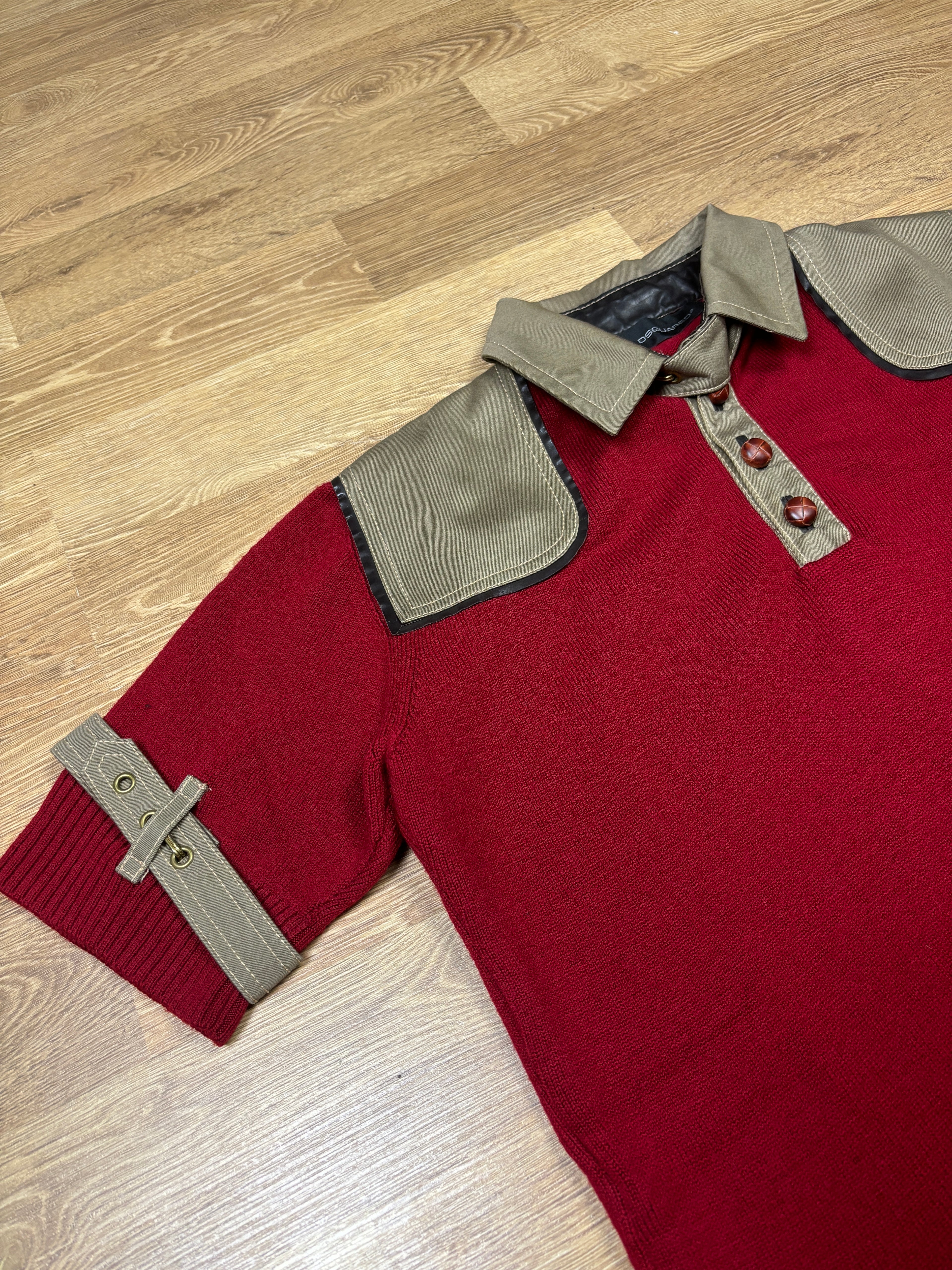 AW2004 Dsquared2 Runway Wool Knit Polo