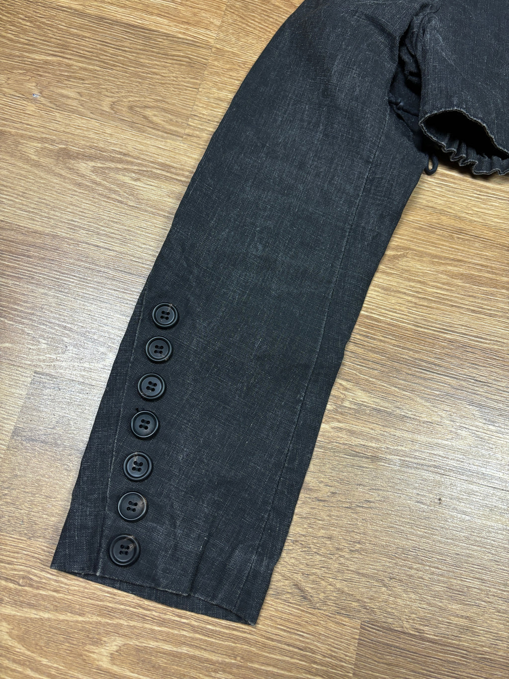 Y’s by Yohji Yamamoto Cropped Linen Jacket