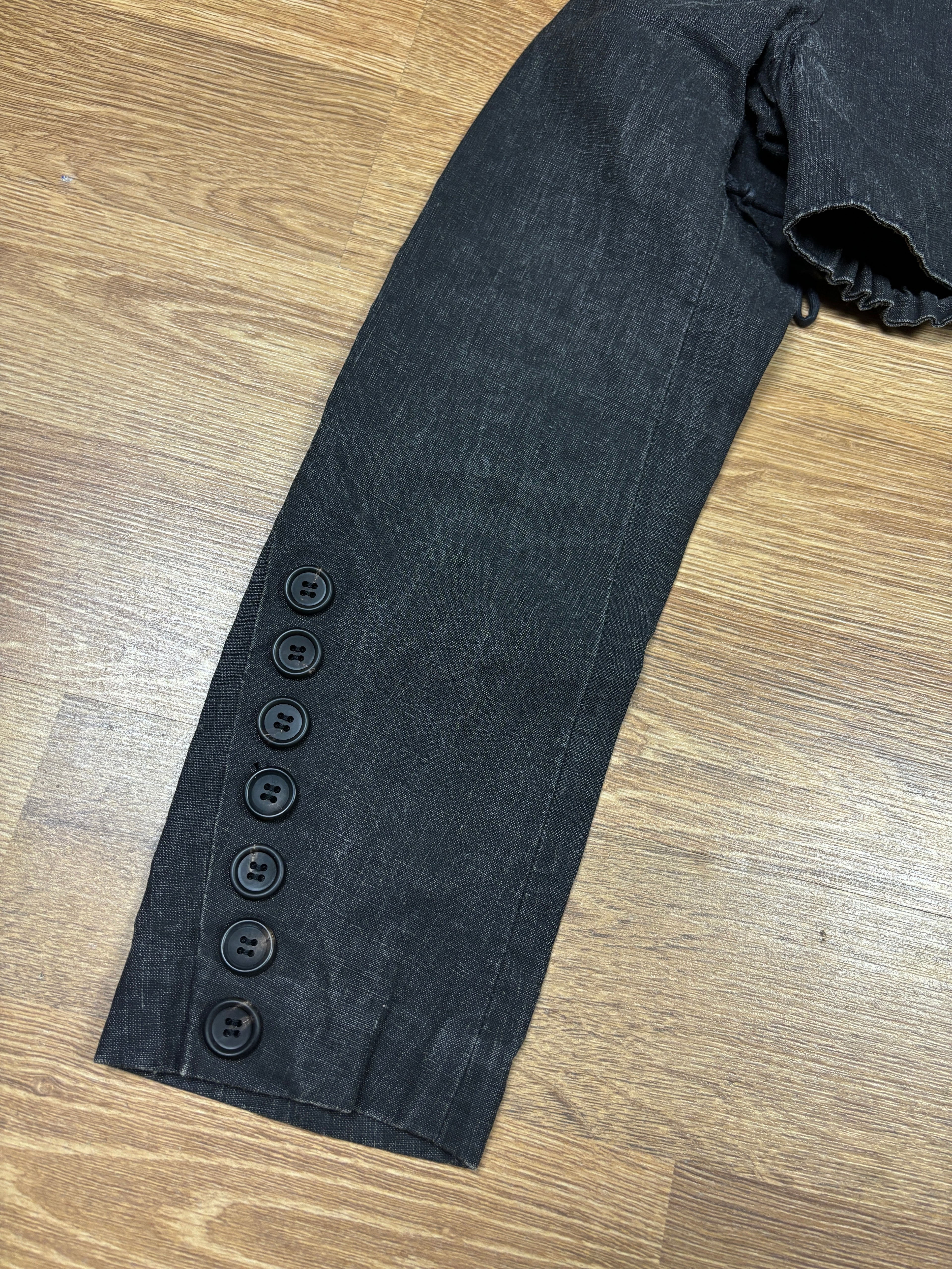 Y’s by Yohji Yamamoto Cropped Linen Jacket
