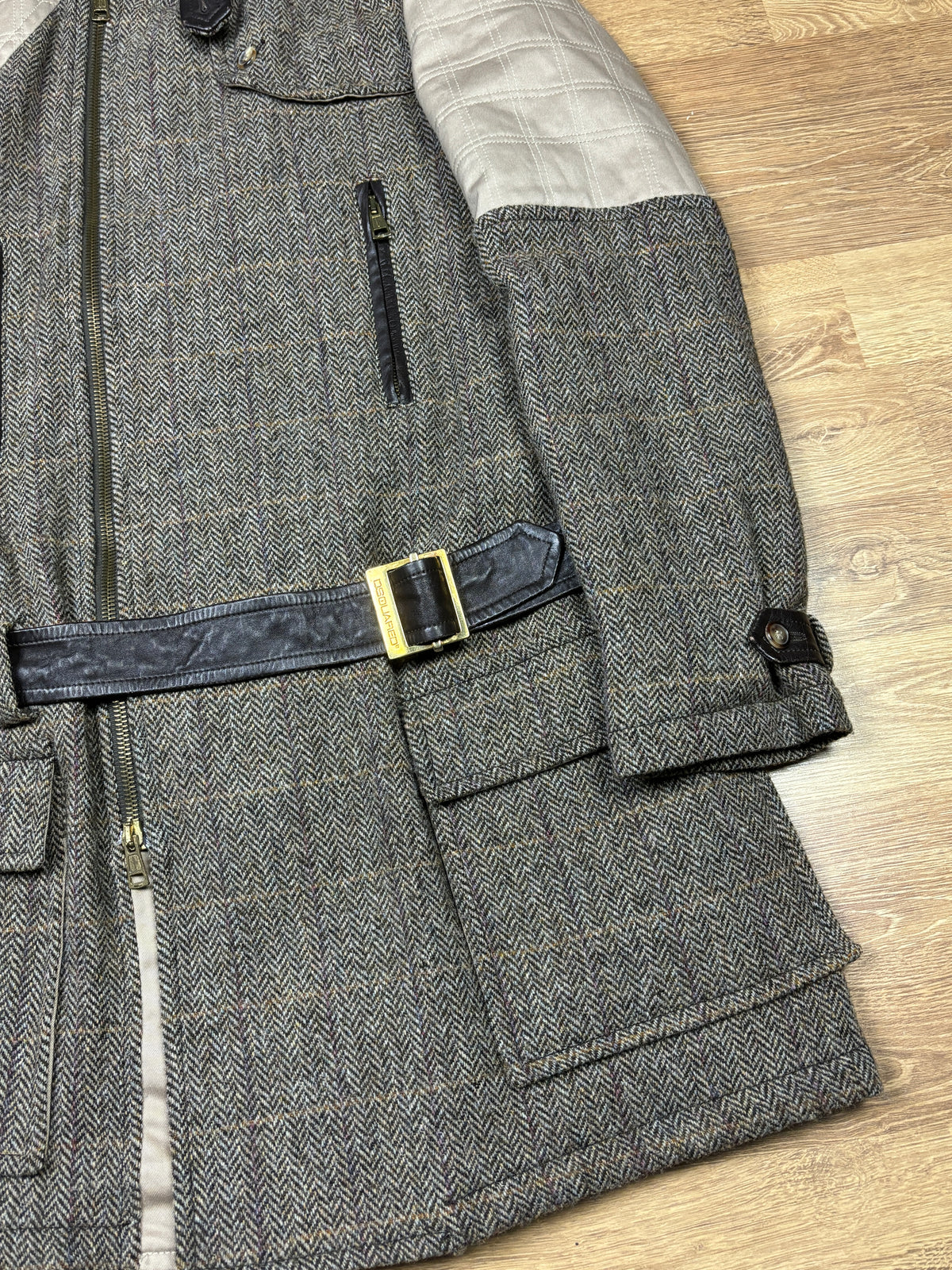Dsquared2 AW2002 Runway Harris Tweed Wool Coat