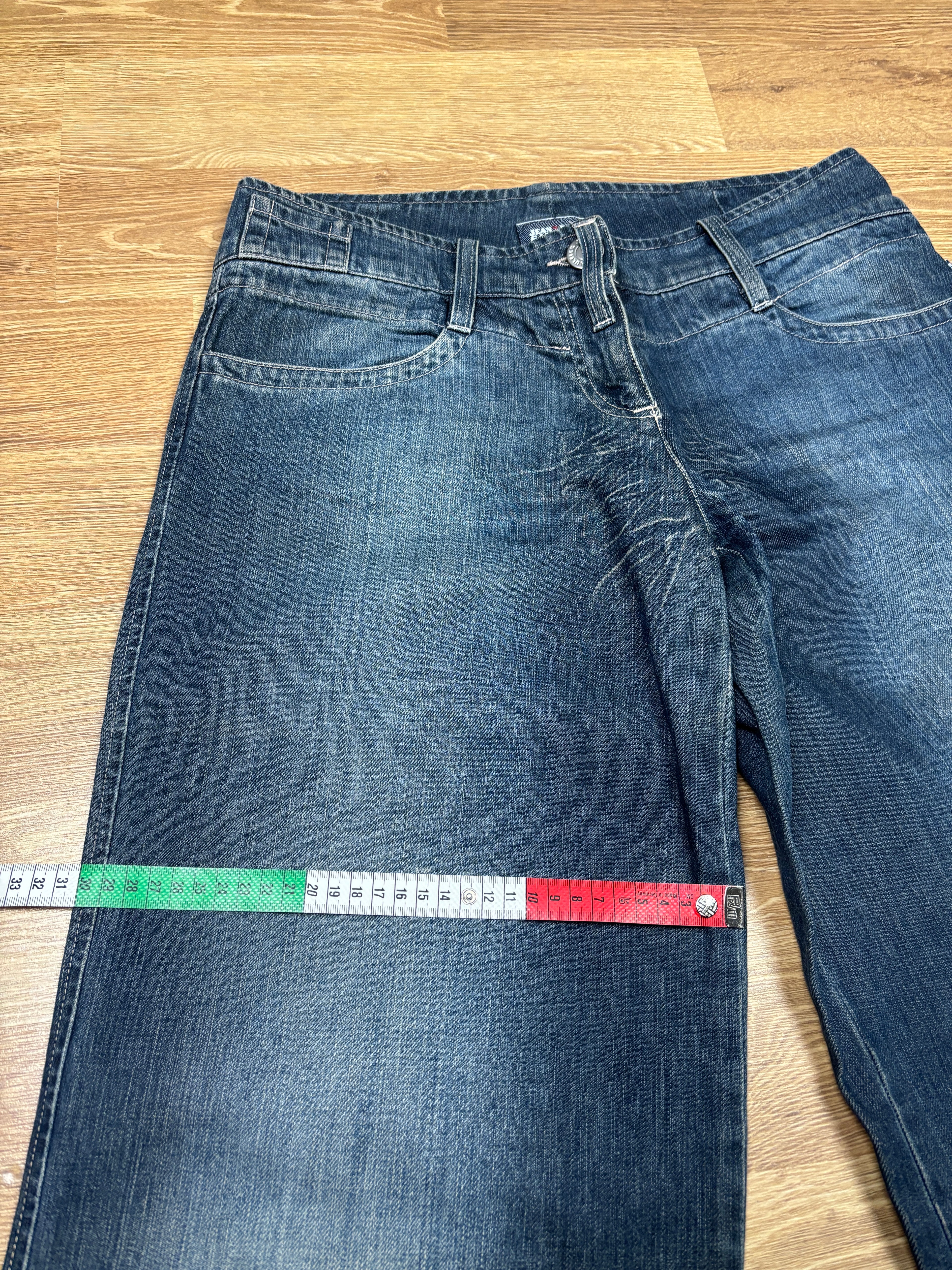 2000s Jean Paul Gaultier Wide Leg Denim Jeans