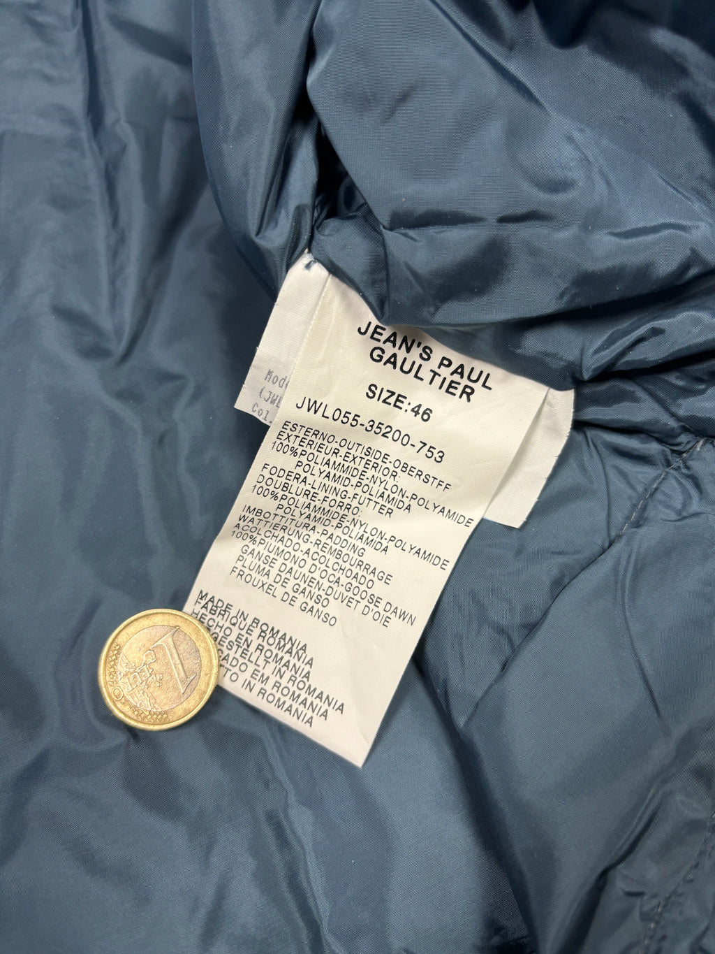 2000s Jean Paul Gaultier Cropped Puffer Jacket