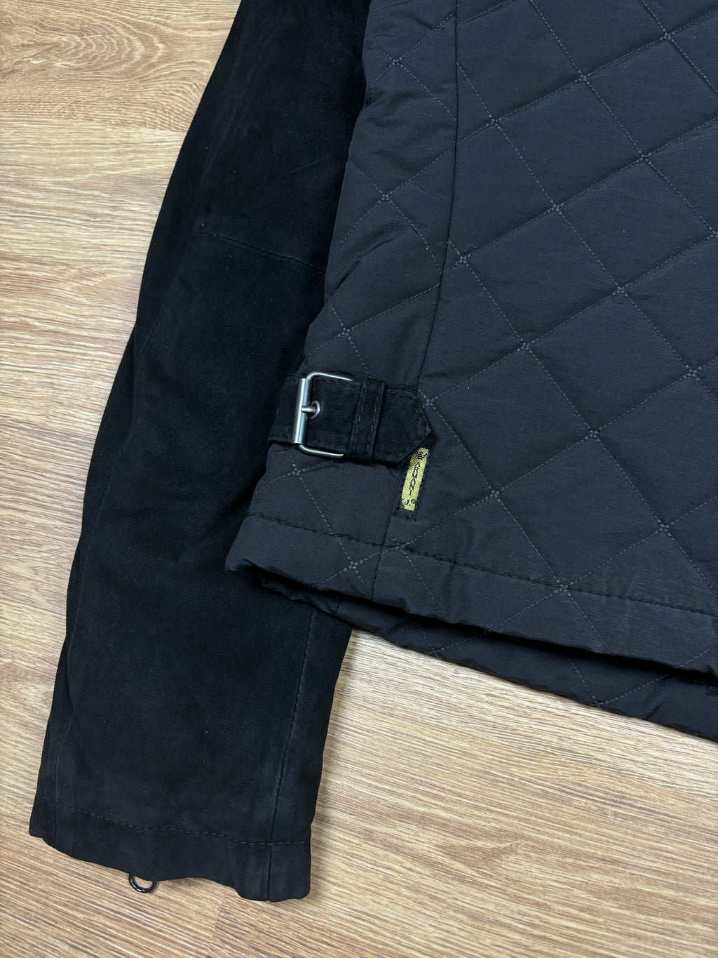 Armani Jeans AW2011 Leather Panel Biker Jacket