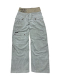 Marithé François Girbaud Wide Leg Corduroy Cargo Pants