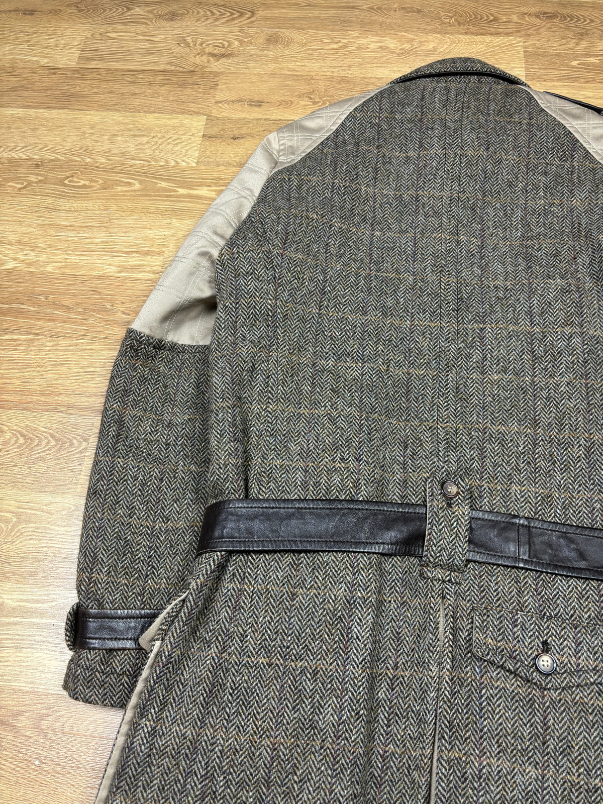 Dsquared2 AW2002 Runway Harris Tweed Wool Coat