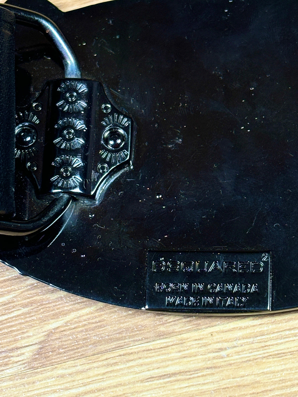 Dsquared2 “Lord2” Logo Buckle Leather Belt