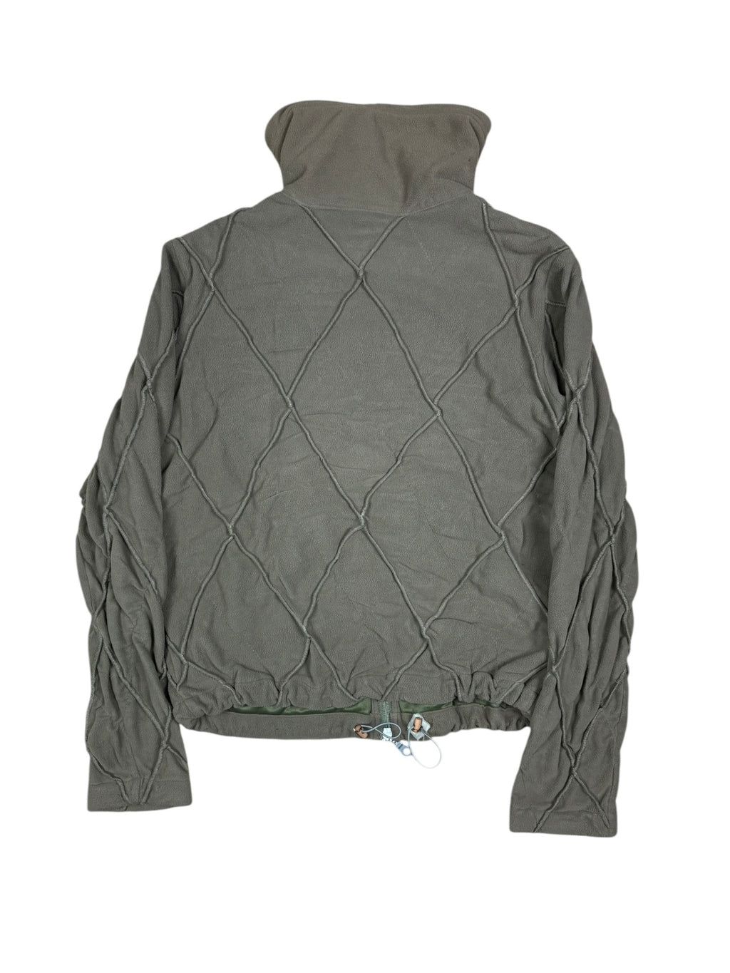 Marithé François Girbaud FW2000 Fleece Panel Jacket