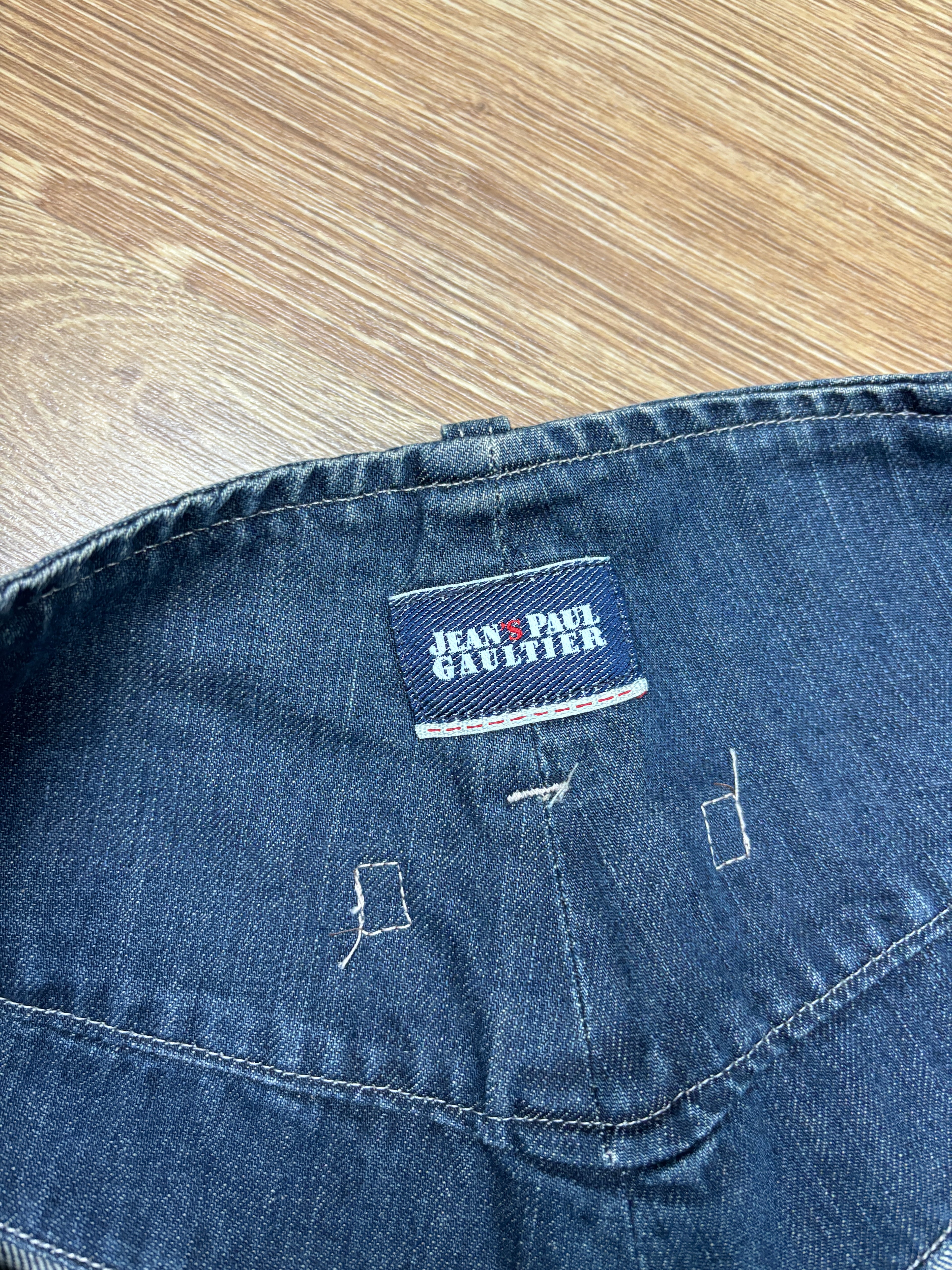2000s Jean Paul Gaultier Wide Leg Denim Jeans