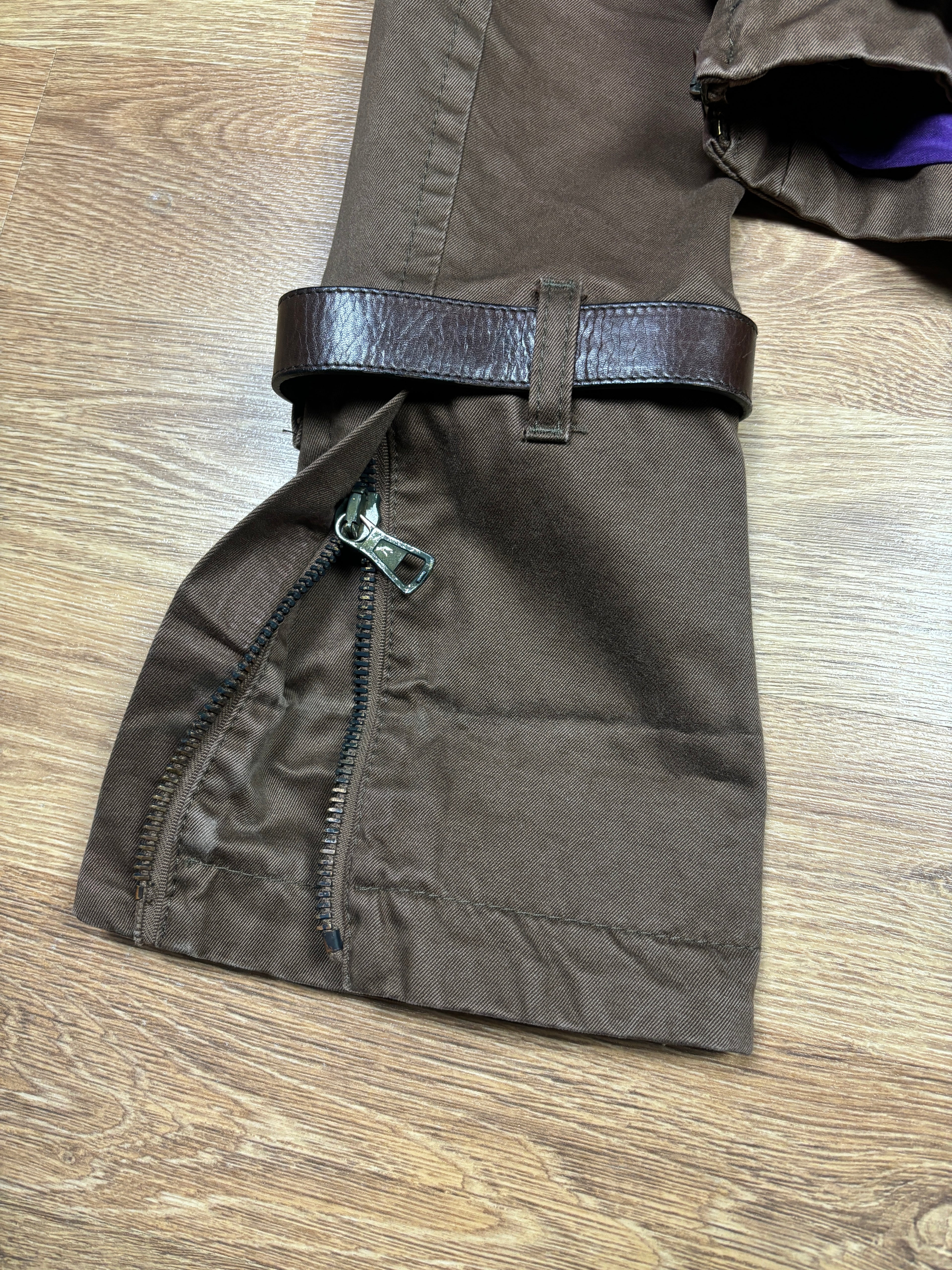 Dsquared2 AW2003 Leather Harness Bondage Jacket