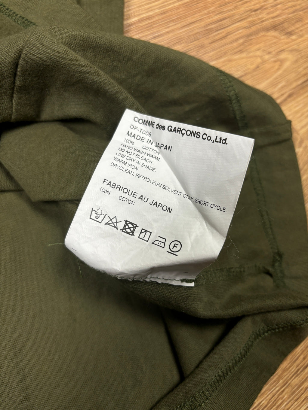 2020 Comme Des Garçons Homme Deux Paneled Longsleeve