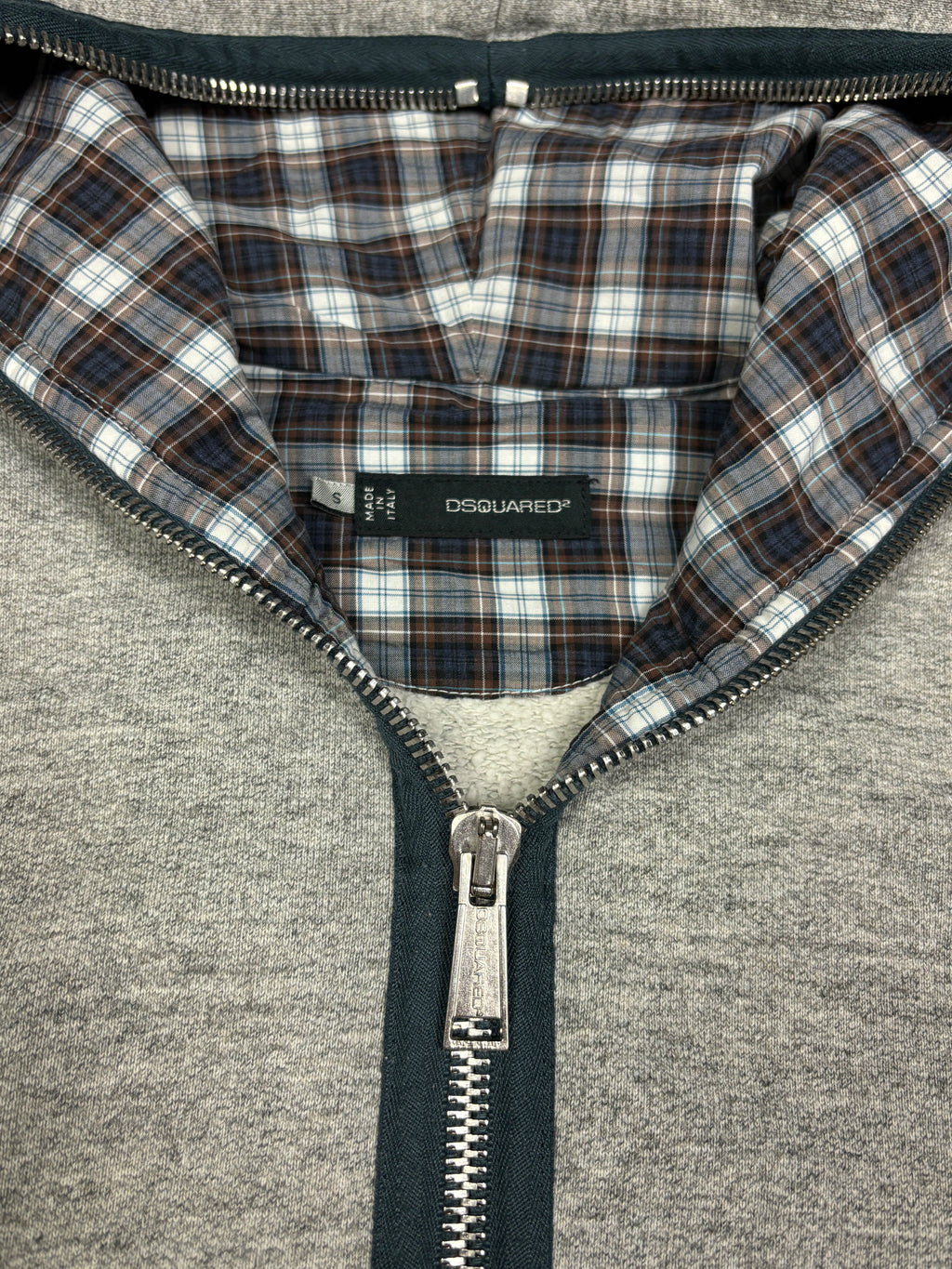 2000s Dsquared2 Distressed Full Zip Hoodie
