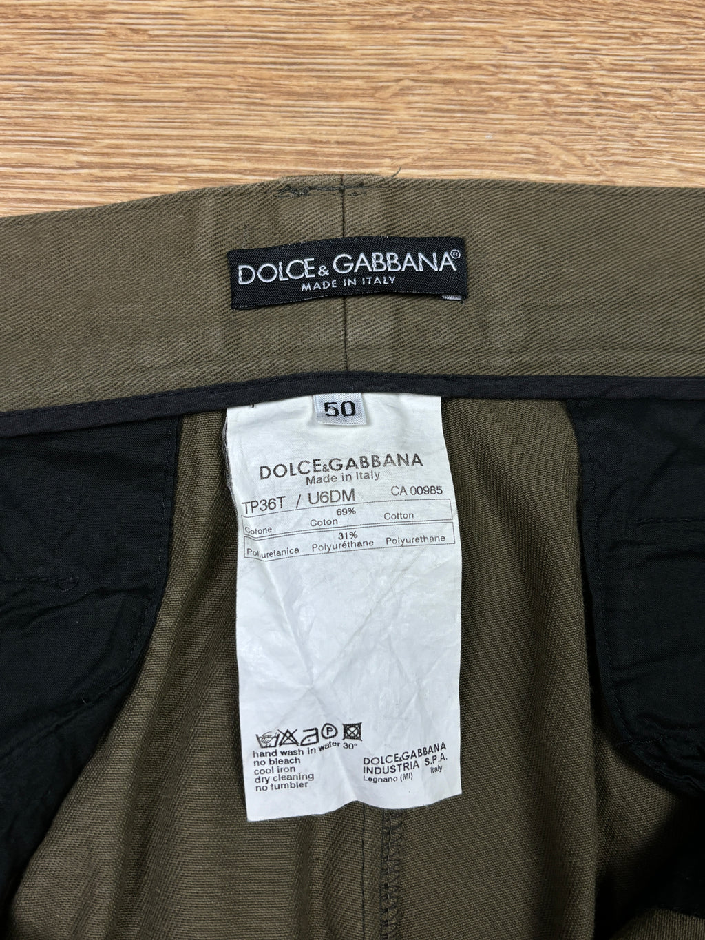 Dolce & Gabbana AW2003 Runway Utility Cargo Pants