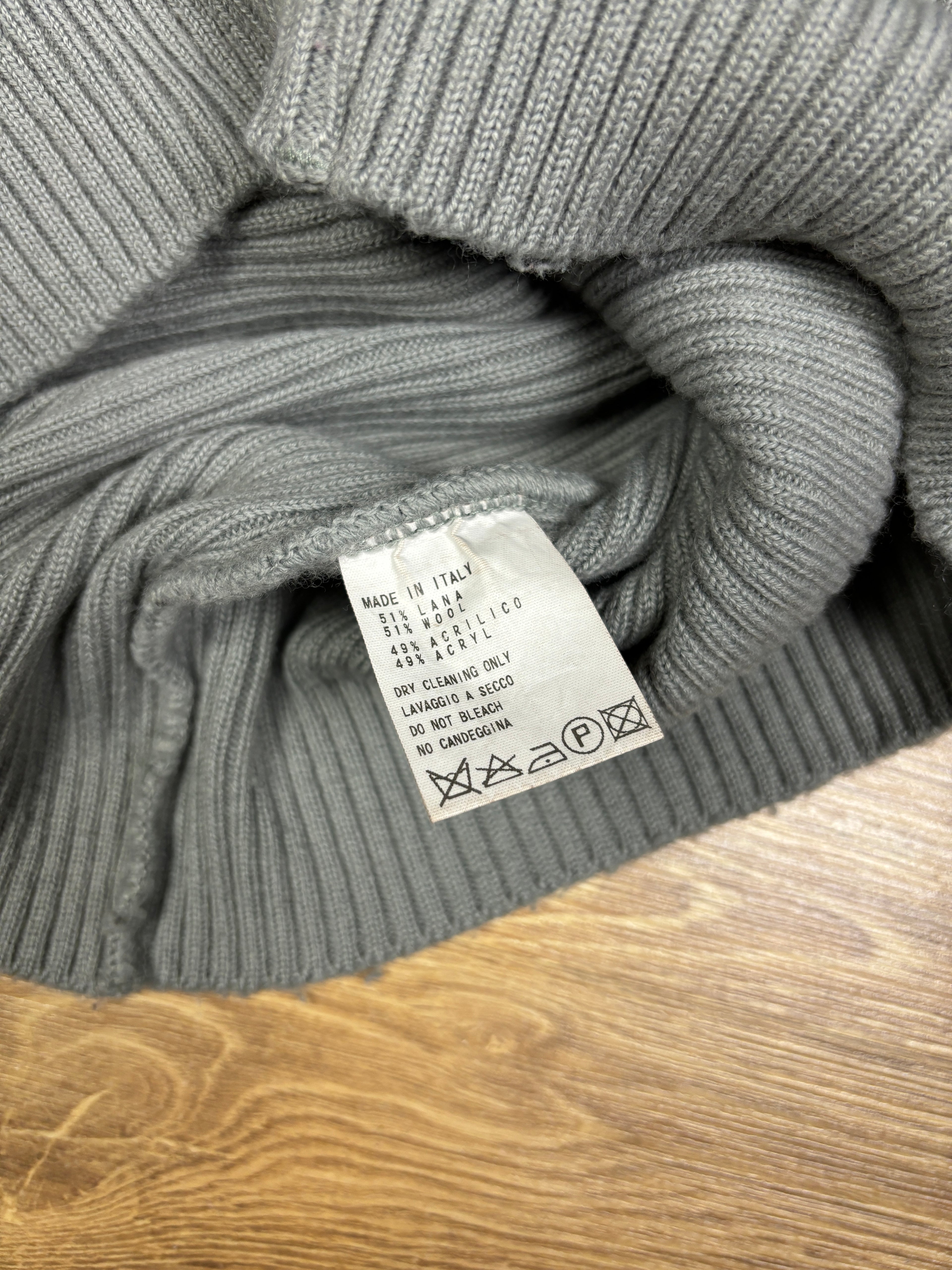 2000s Dirk Bikkembergs Ribbed Turtleneck Knit