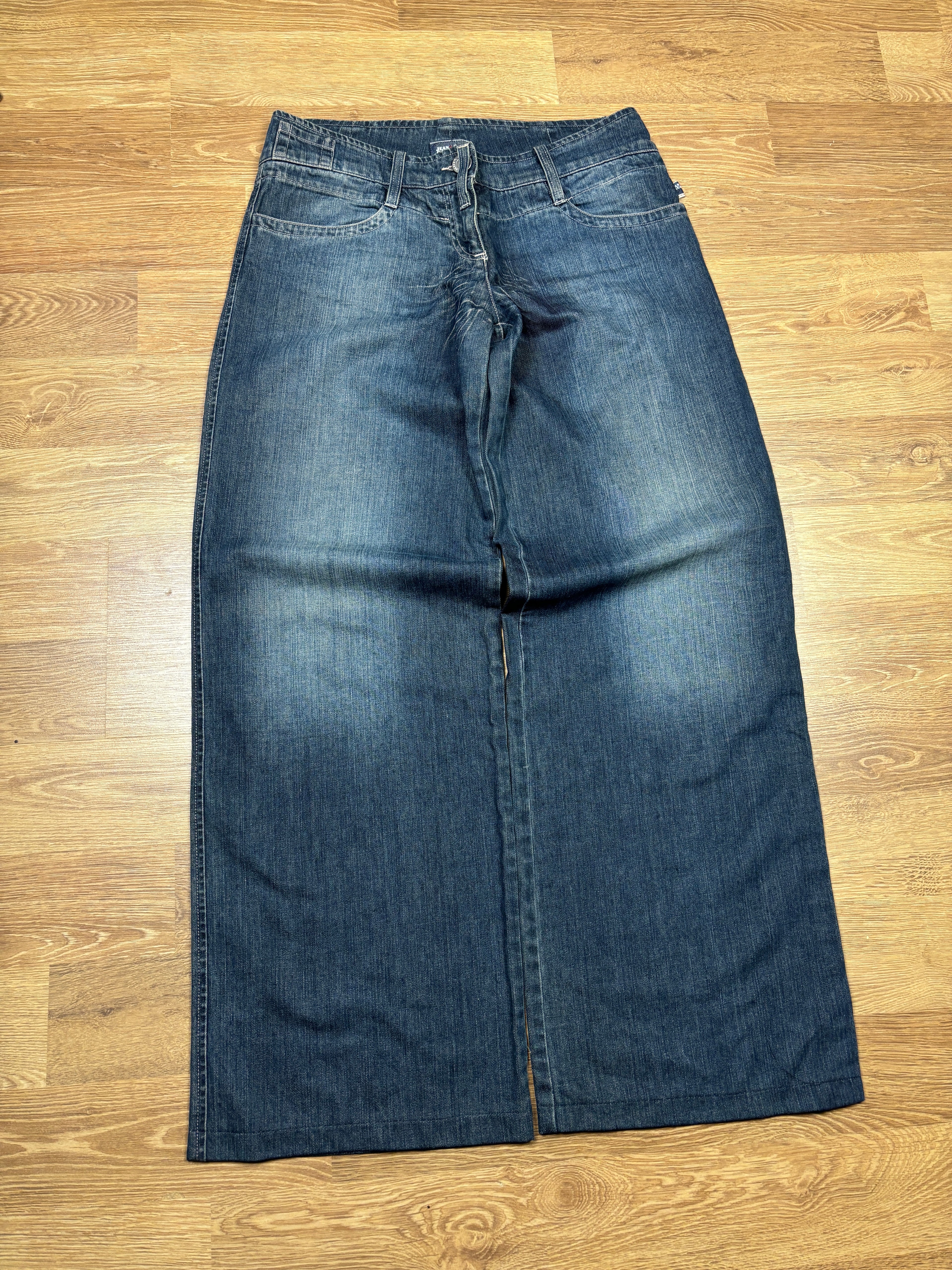 2000s Jean Paul Gaultier Wide Leg Denim Jeans