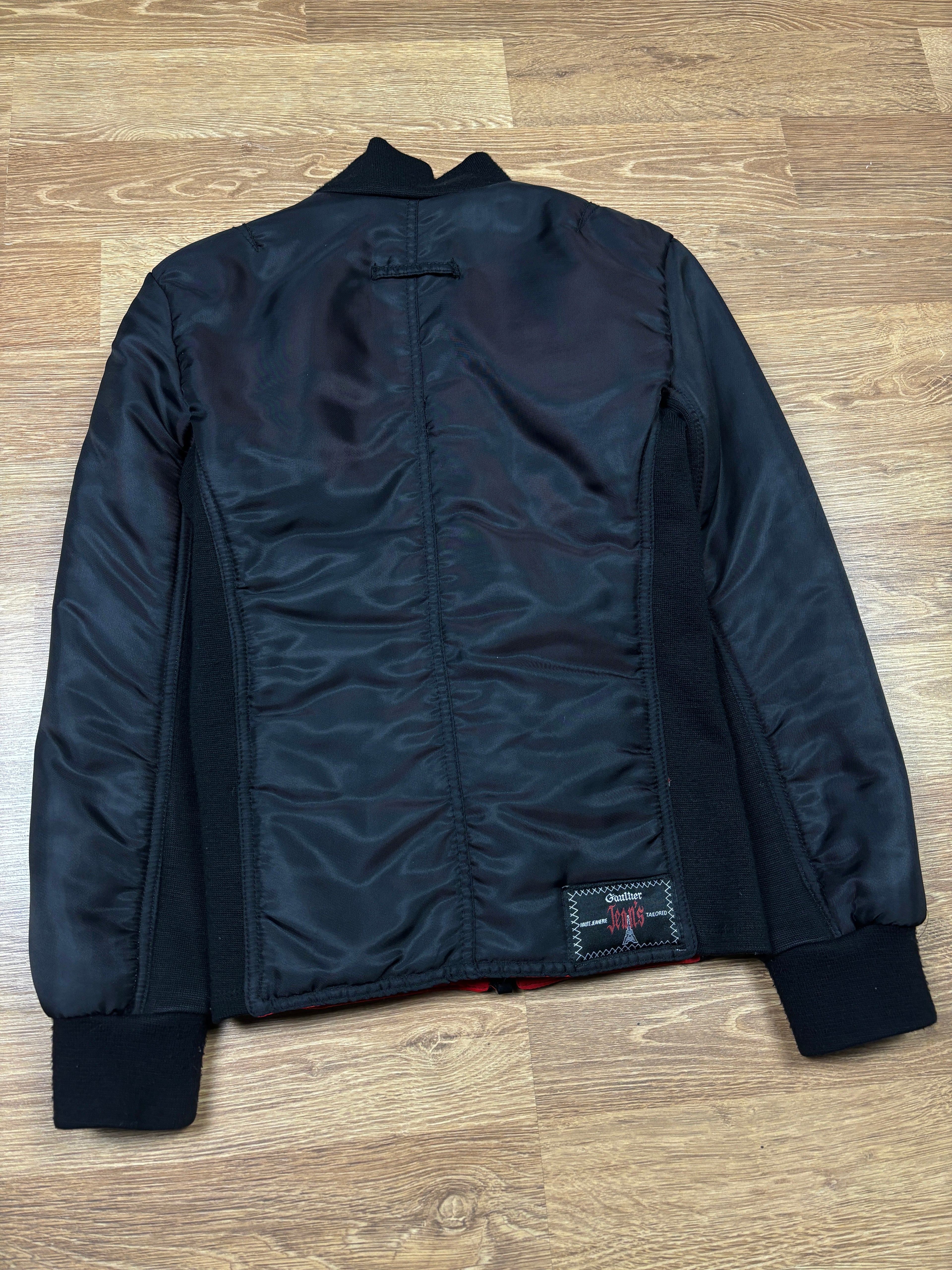 2000s Jean Paul Gaultier 6-pack Muscle Bomber Jacket