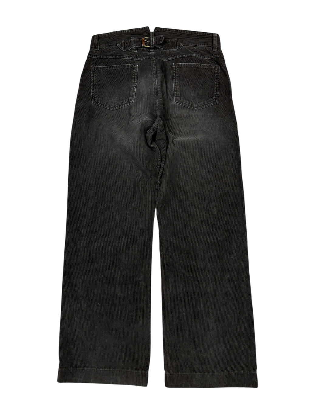 2000s Dolce & Gabbana Brown Corduroy Wide-Leg Pants