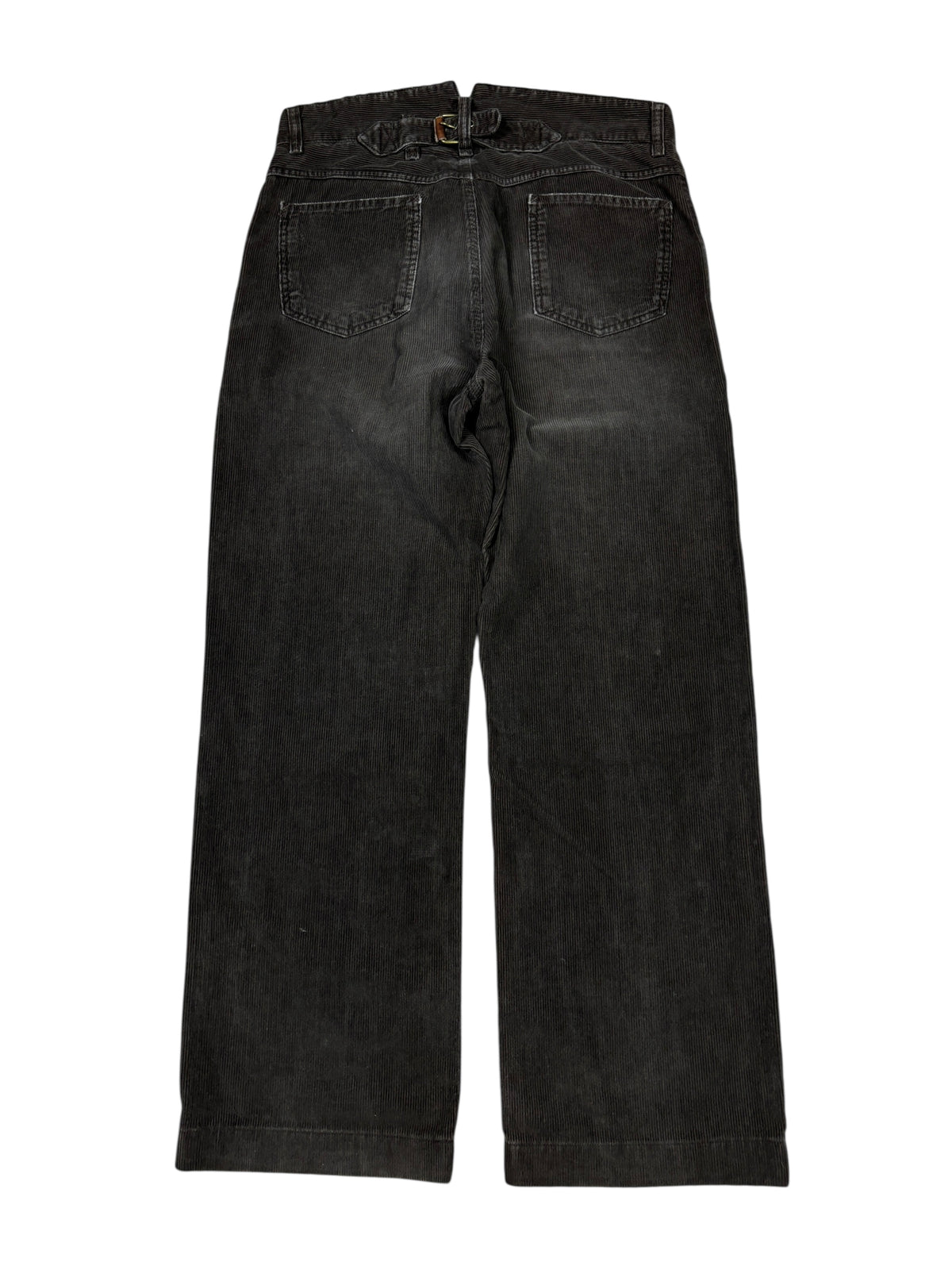 2000s Dolce & Gabbana Brown Corduroy Wide-Leg Pants