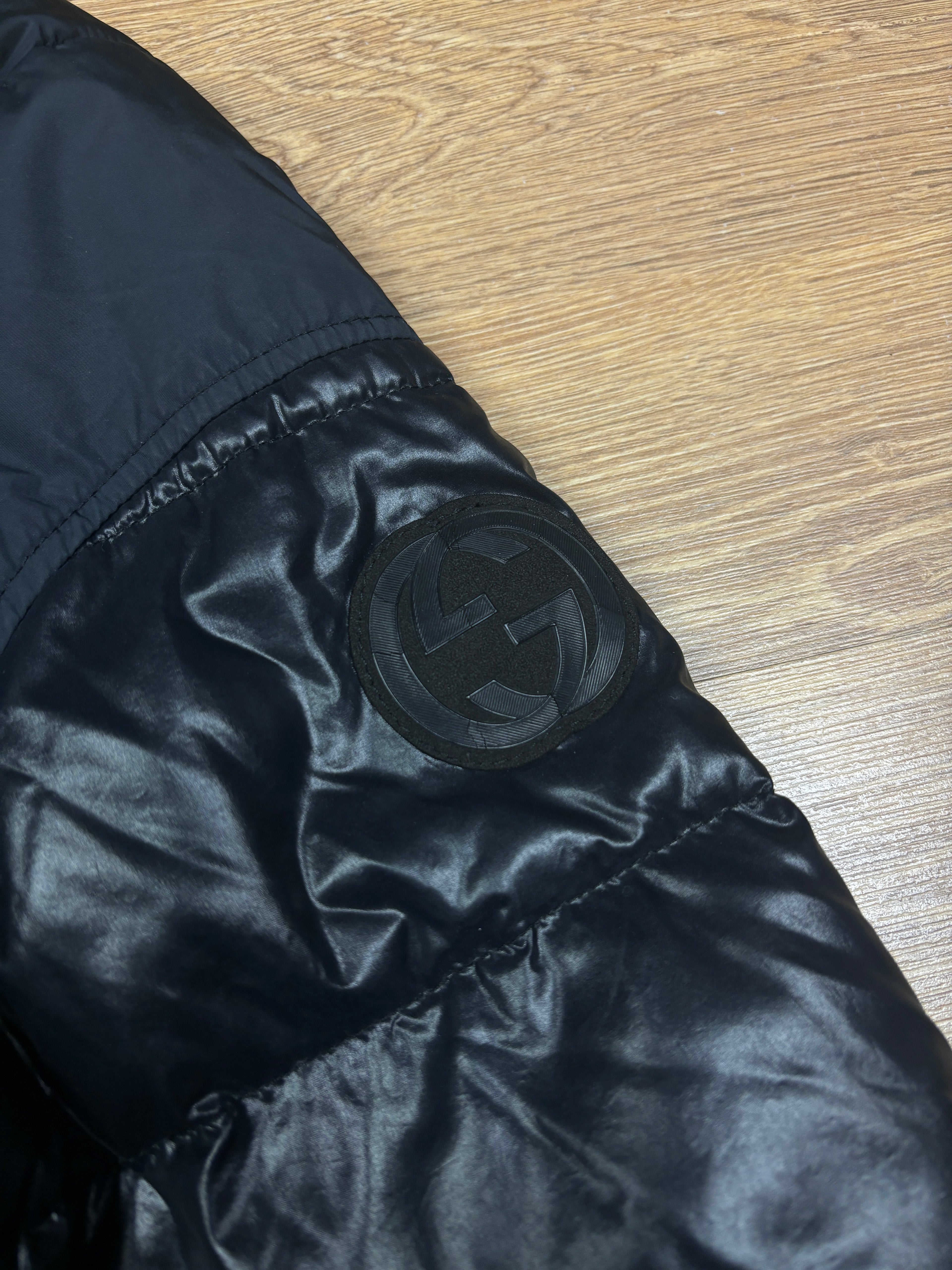 Gucci GG Monogram Lined Puffer Jacket