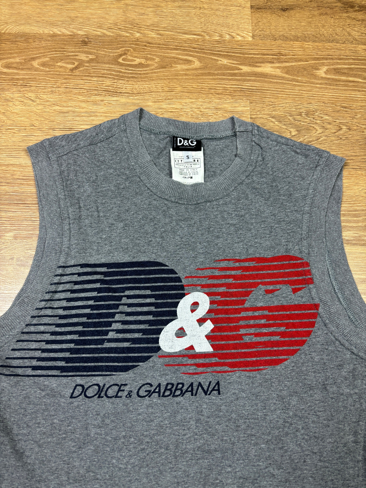 2000s Dolce & Gabbana Grey Sleeveless Top