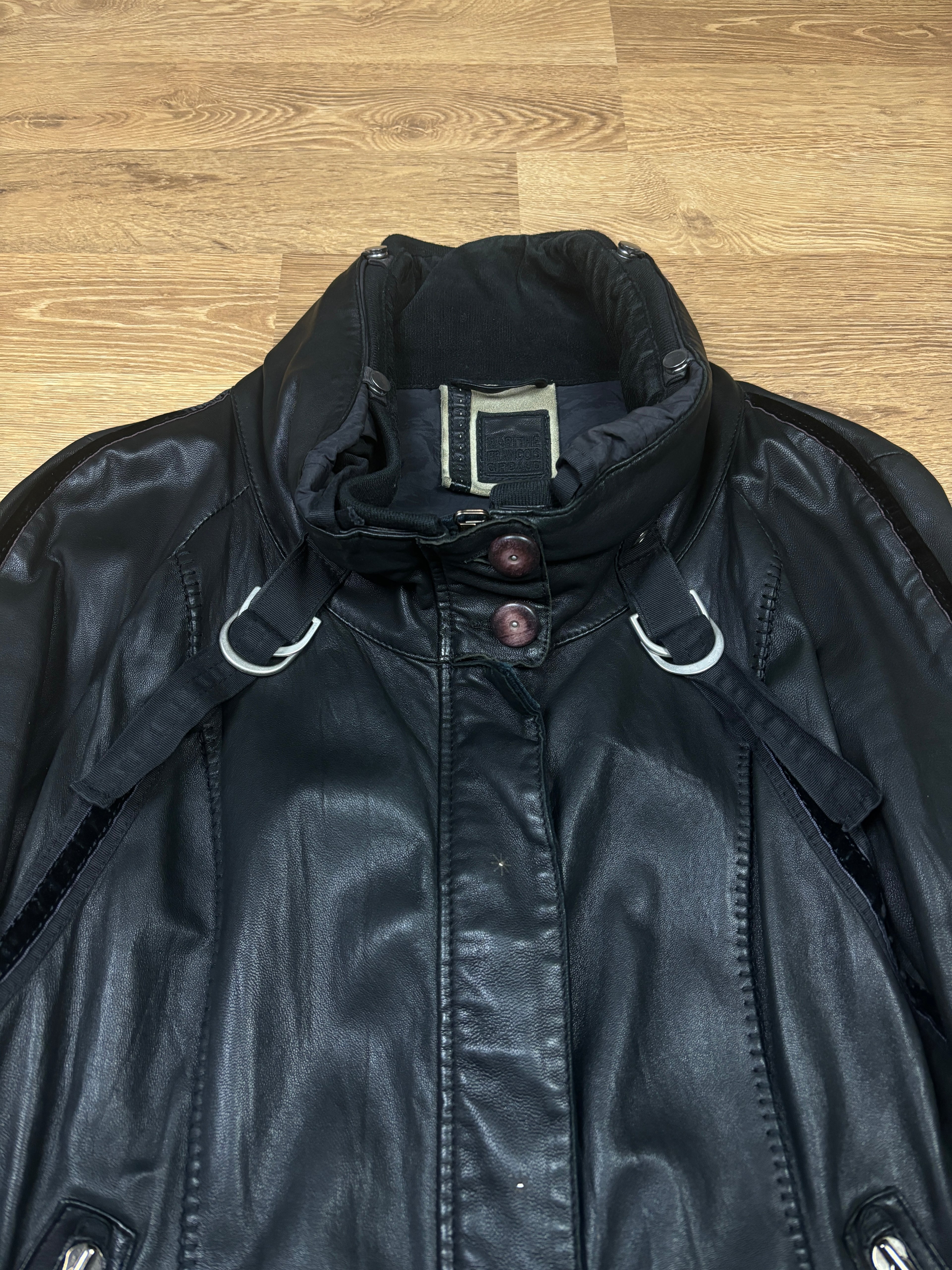 2000s Marithé + François Girbaud Lamb Leather Bondage Jacket