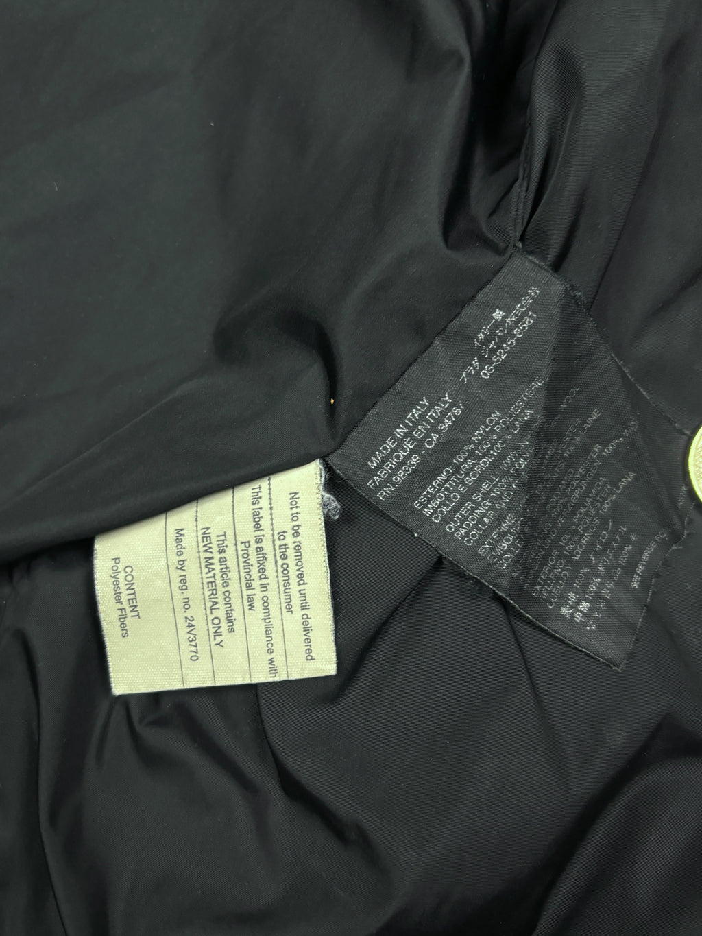 2000s Prada Linea Rossa Black Nylon Jacket