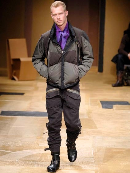 Marithé François Girbaud FW2007 Runway Panelled Down Jacket