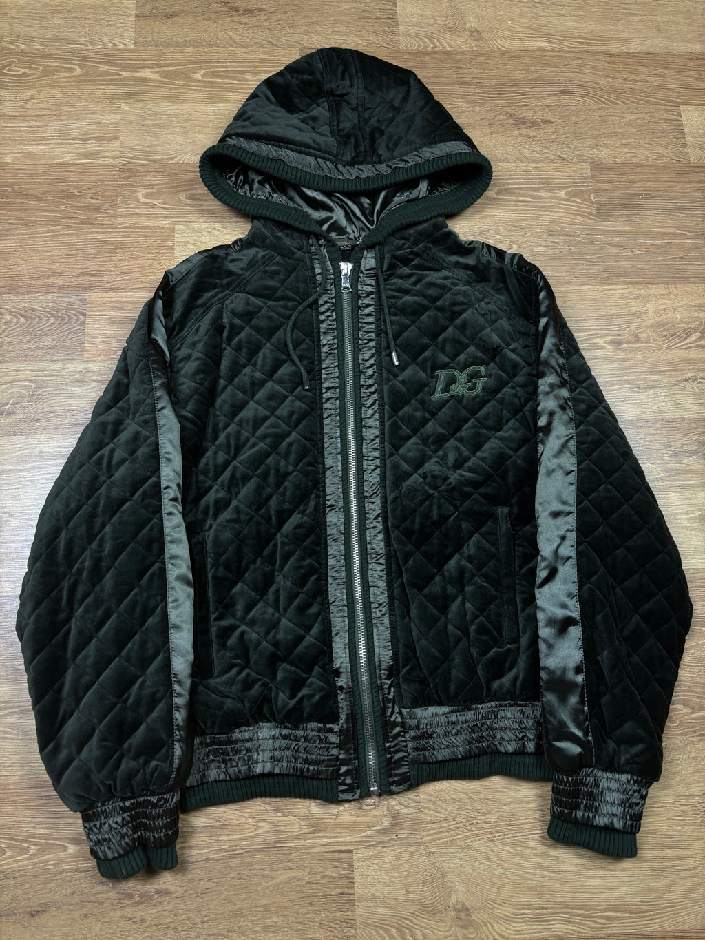 2000s Dolce & Gabbana Hooded Bomber Jacket