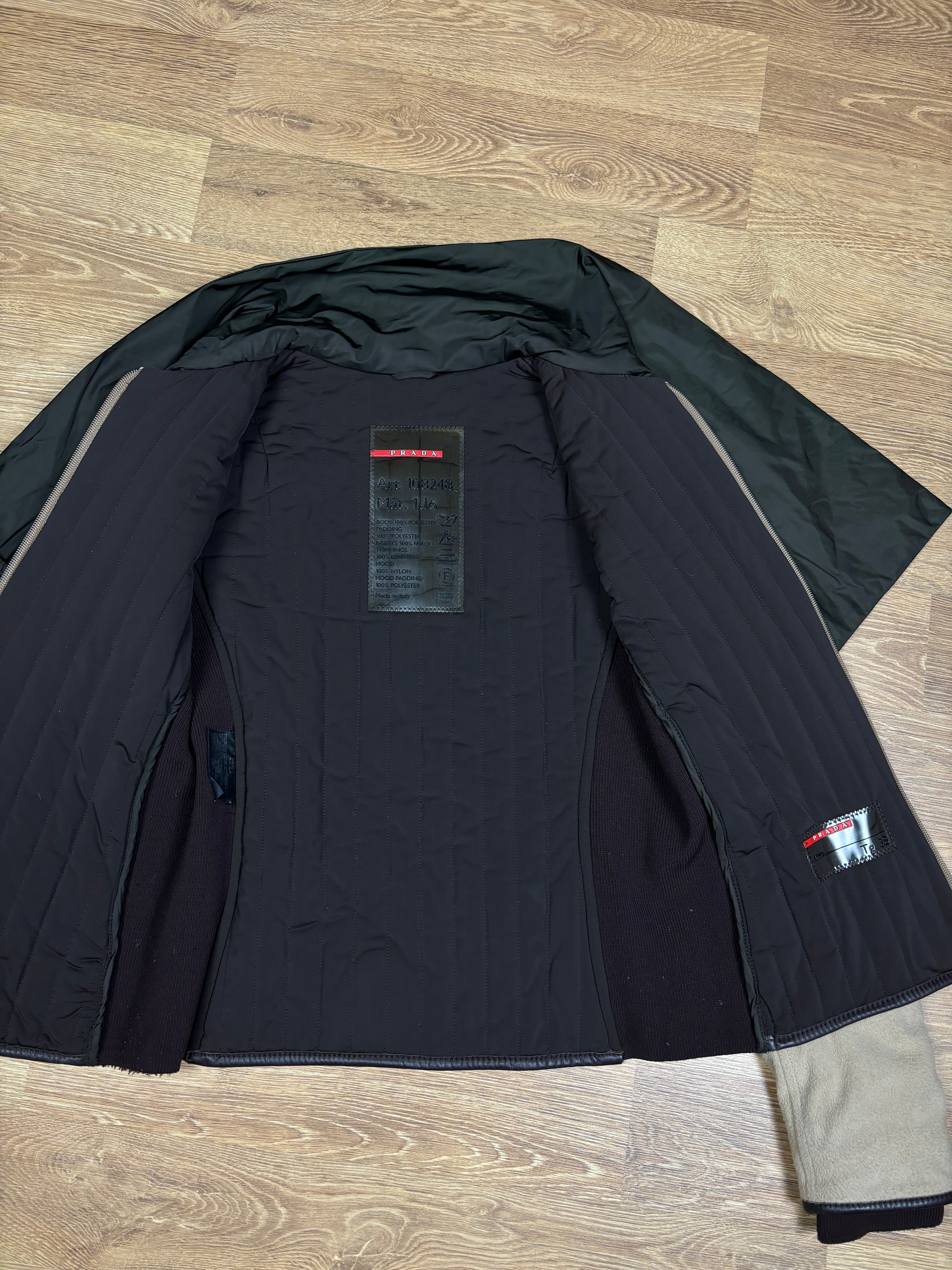 2000s Prada Fleece Scarf Jacket
