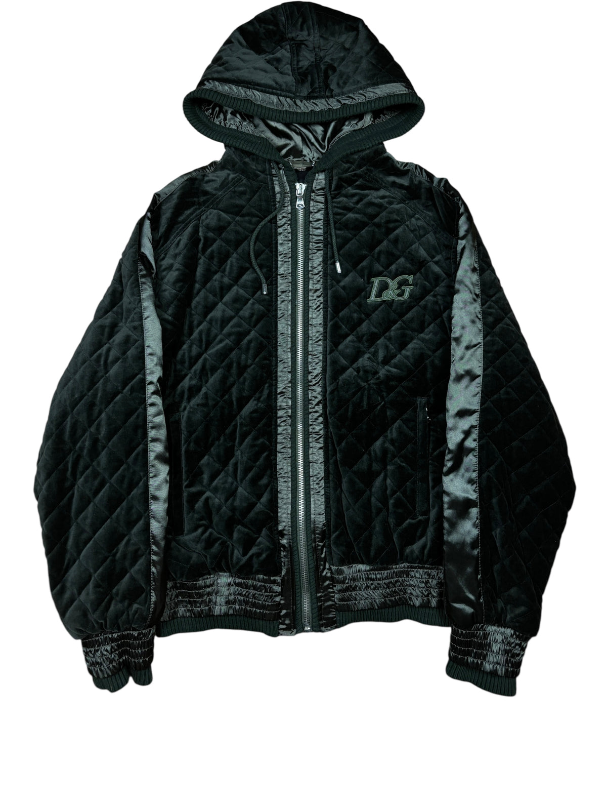 2000s Dolce & Gabbana Hooded Bomber Jacket