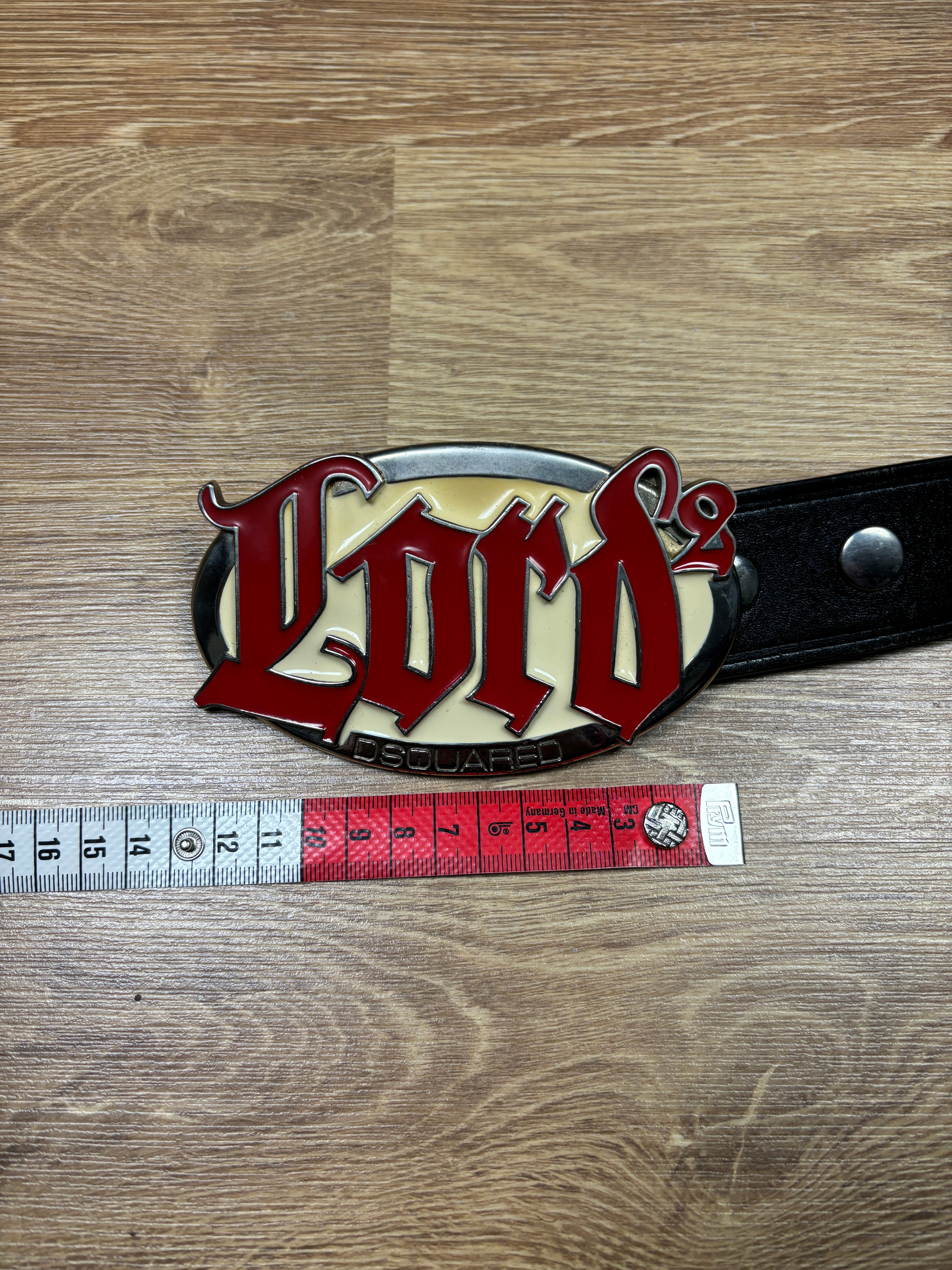 Dsquared2 “Lord²” Logo Leather Belt