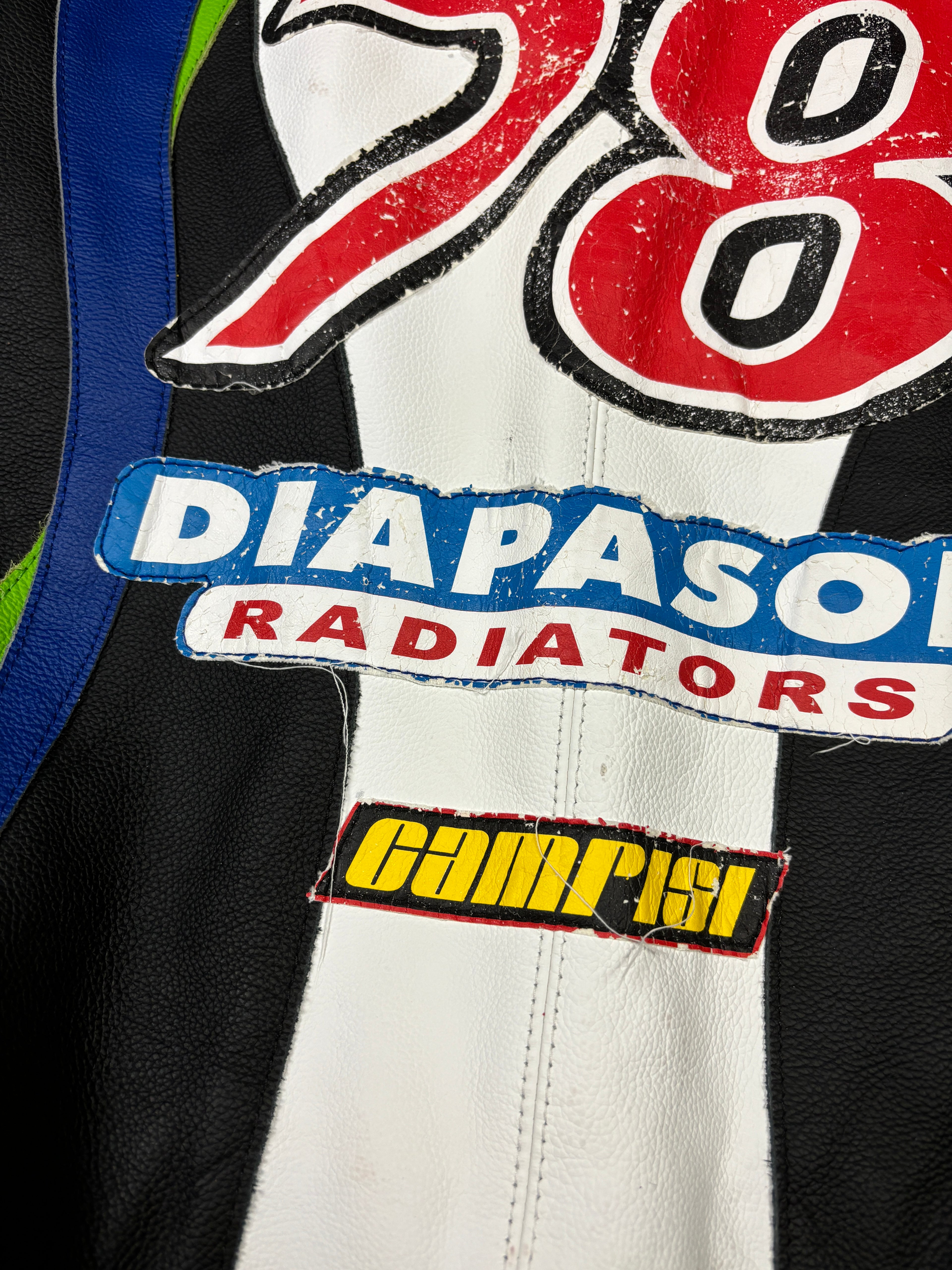 SS2002 Dolce & Gabbana Runway Moto Racing Leather Jacket