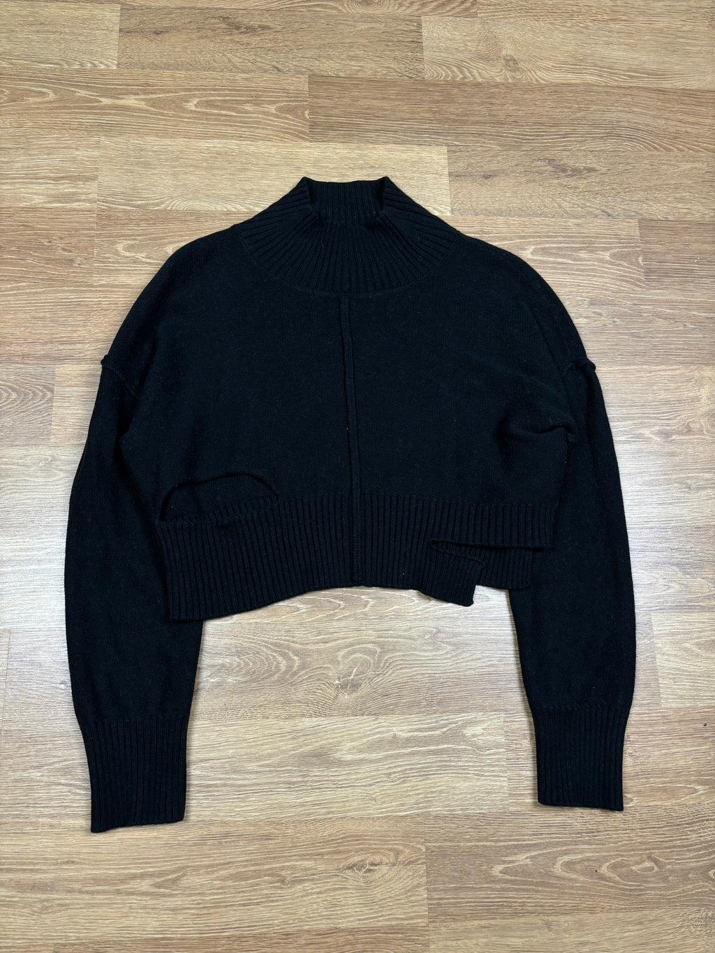 MM6 Maison Margiela Reworked Cropped Knit Sweater