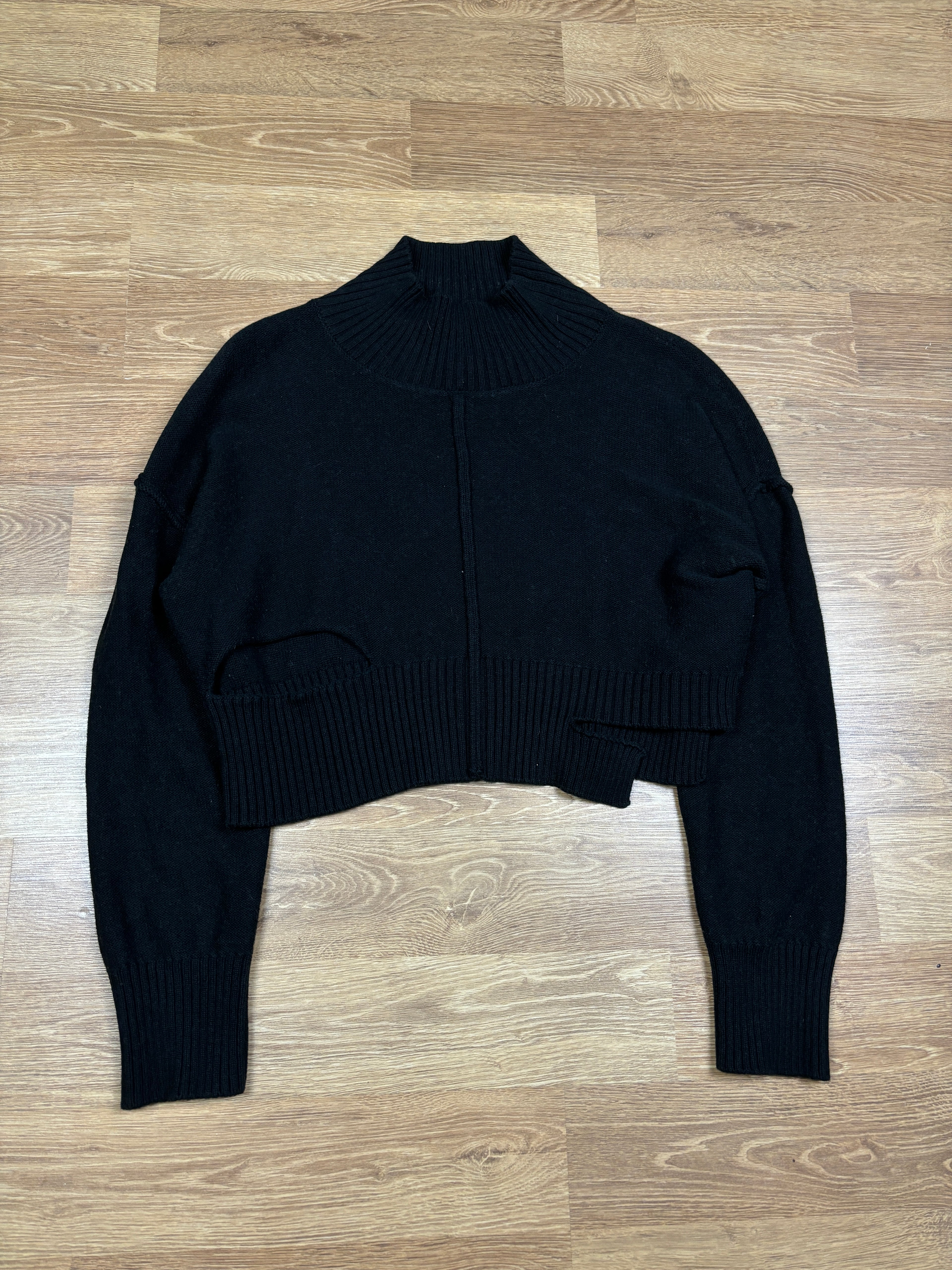 MM6 Maison Margiela Reworked Cropped Knit Sweater