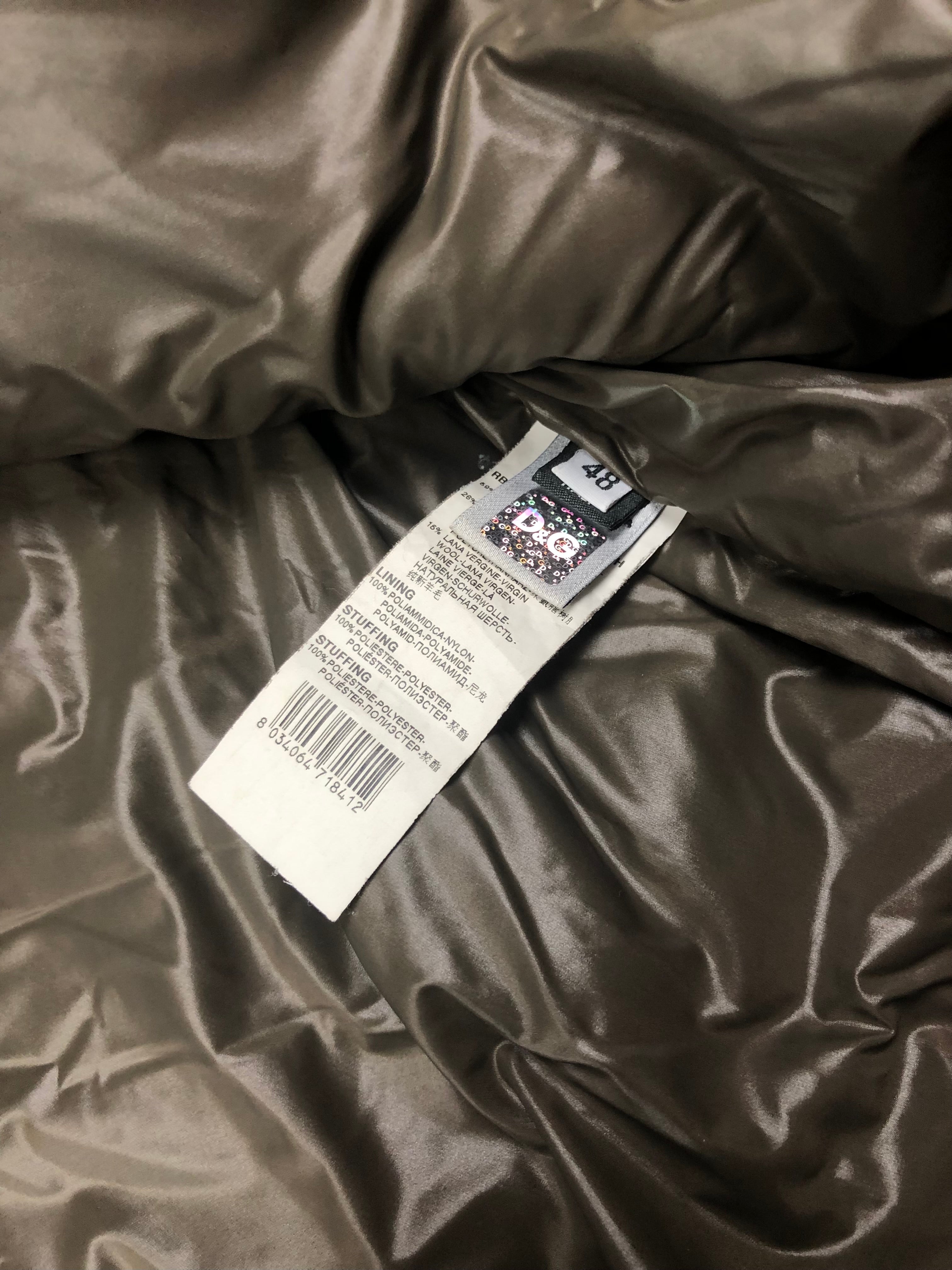 Dolce & Gabbana FW2003 Heavy Cargo Bondage Jacket