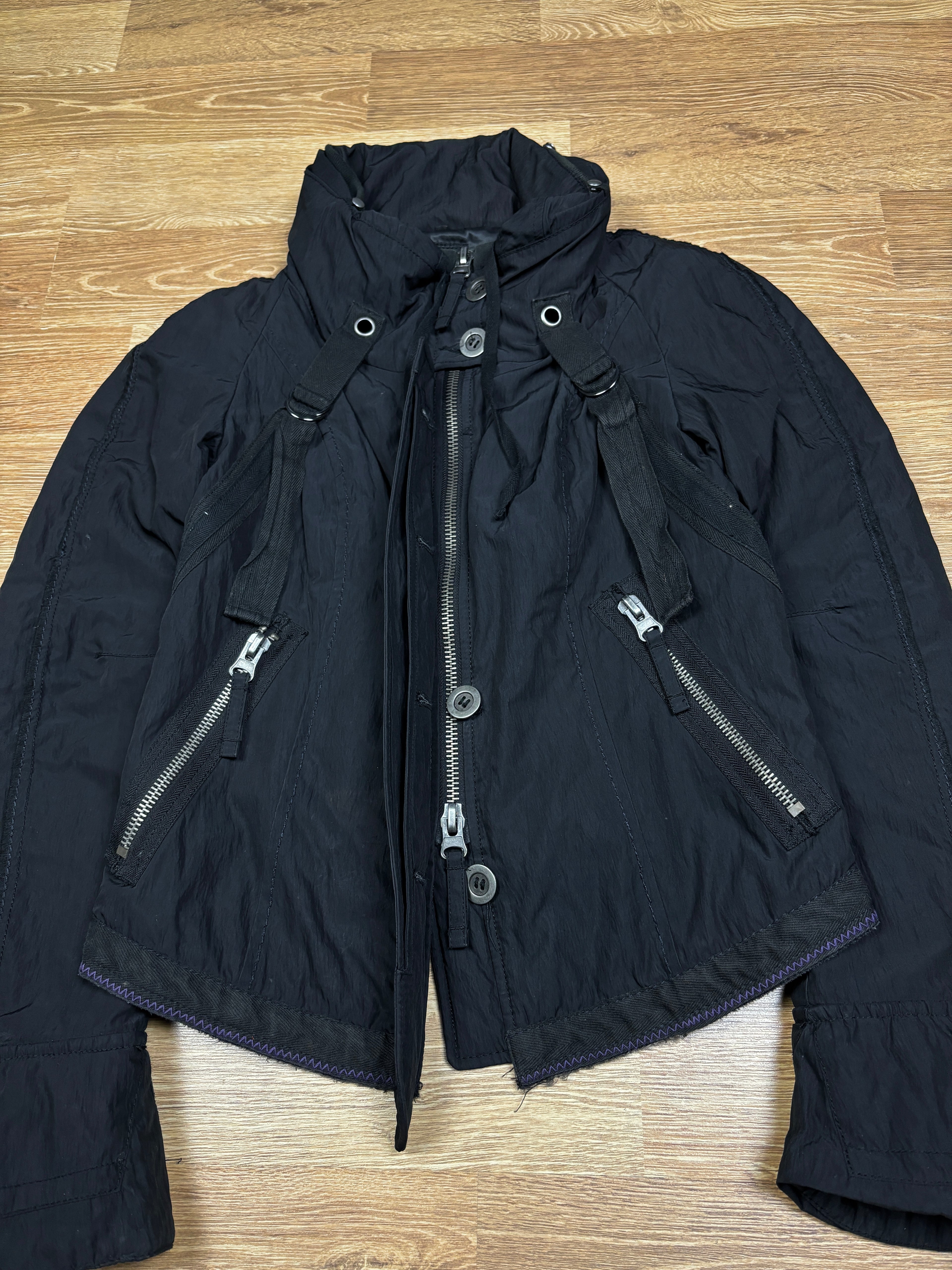 2000s Marithé François Girbaud Padded Bondage Jacket