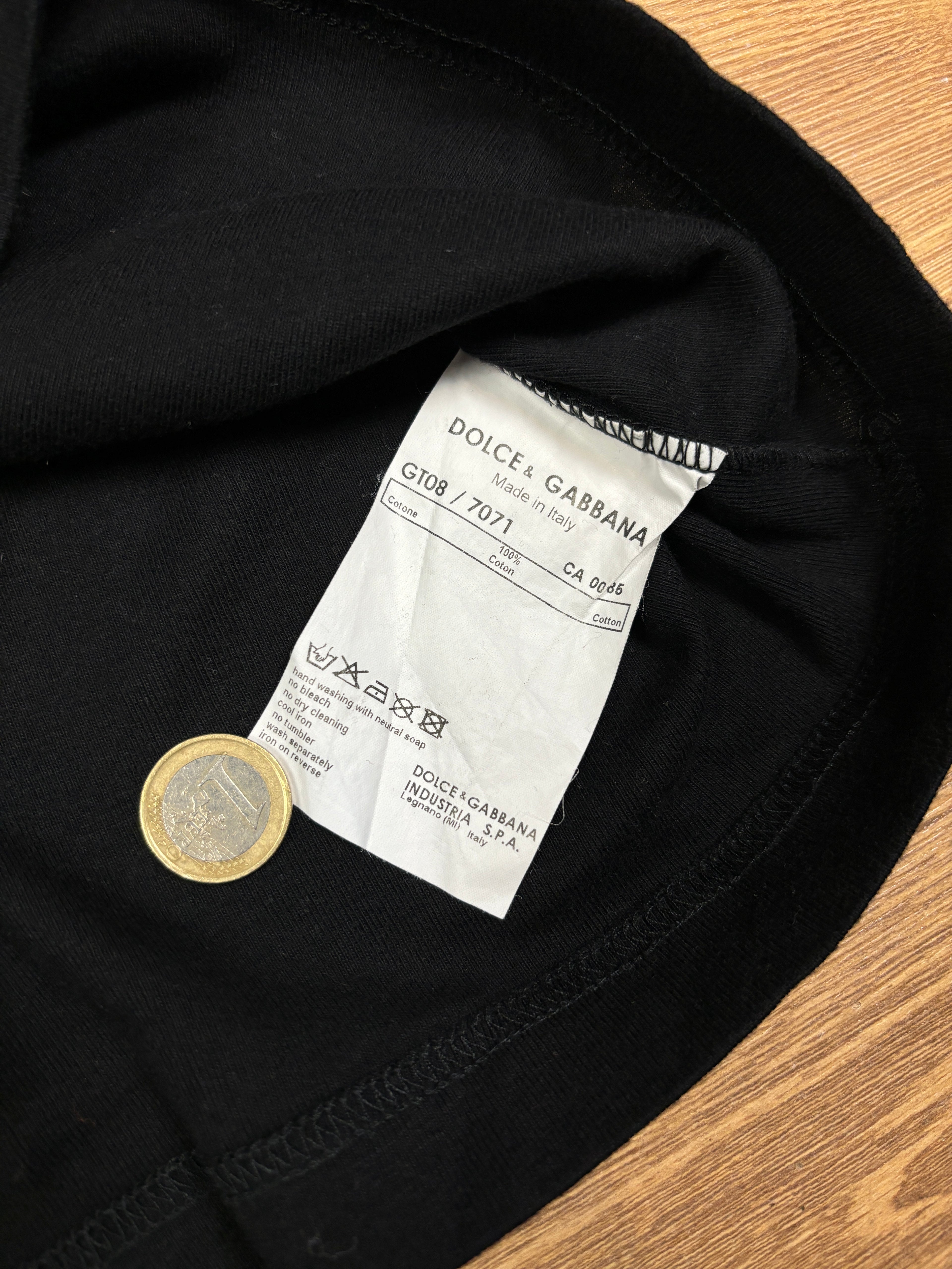 2000s Dolce & Gabbana “Russia” Graphic Polo Shirt