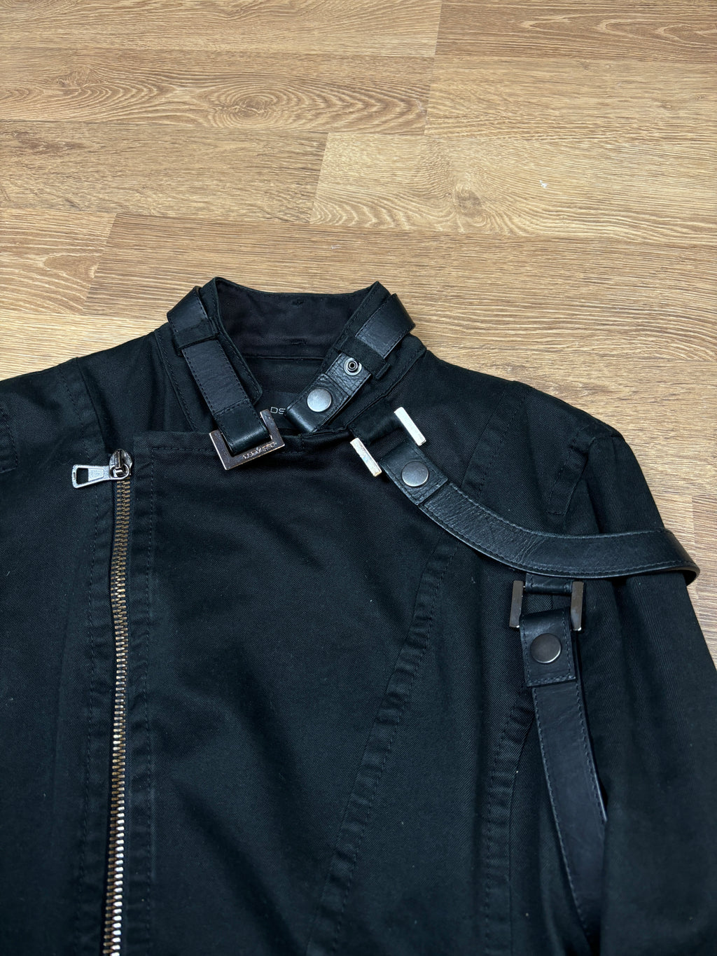 AW2003 Dsquared Runway Leather Harness Bondage Jacket