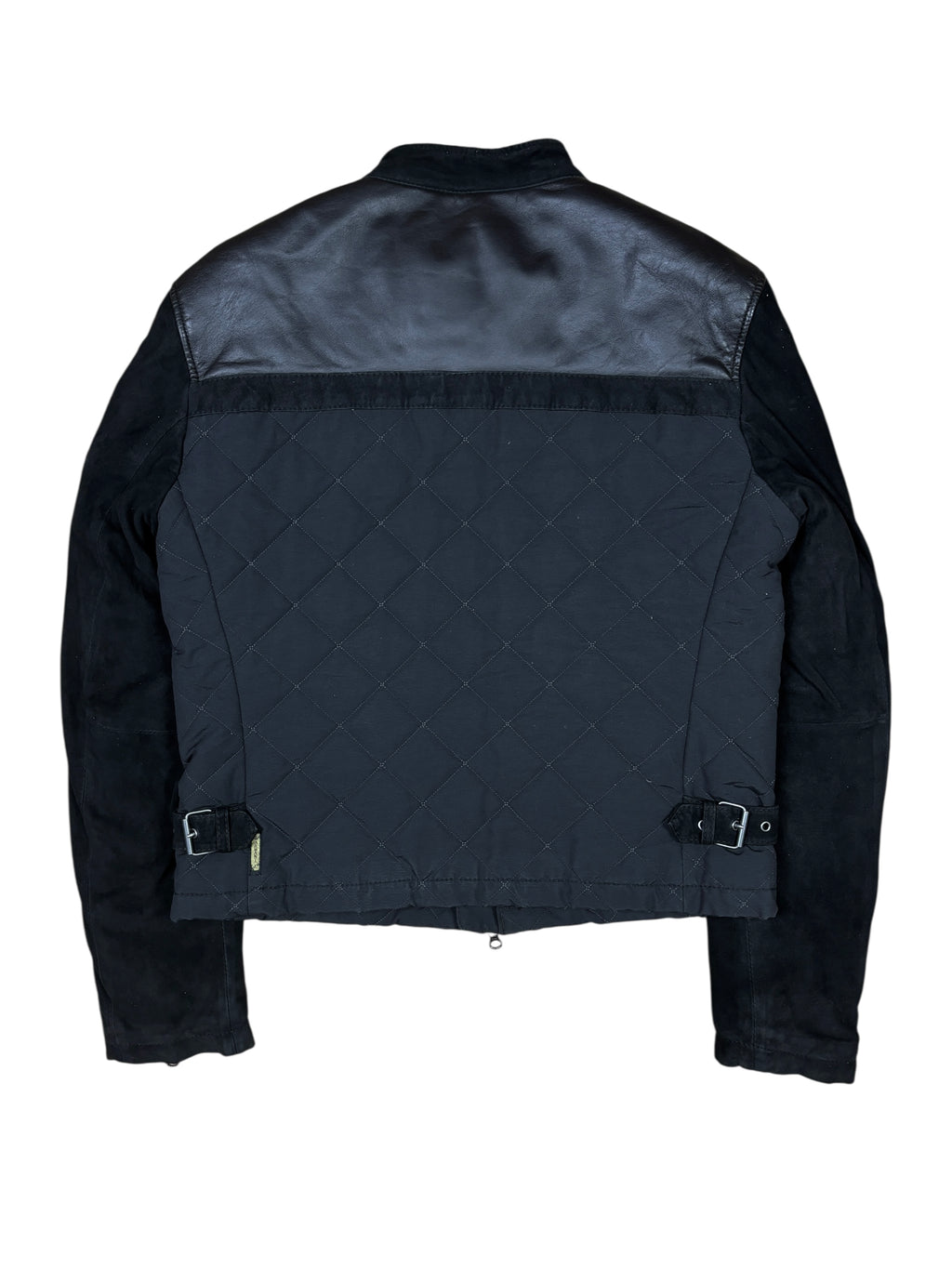 Armani Jeans AW2011 Leather Panel Biker Jacket