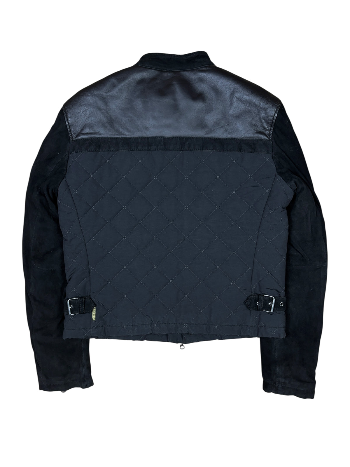 Armani Jeans AW2011 Leather Panel Biker Jacket