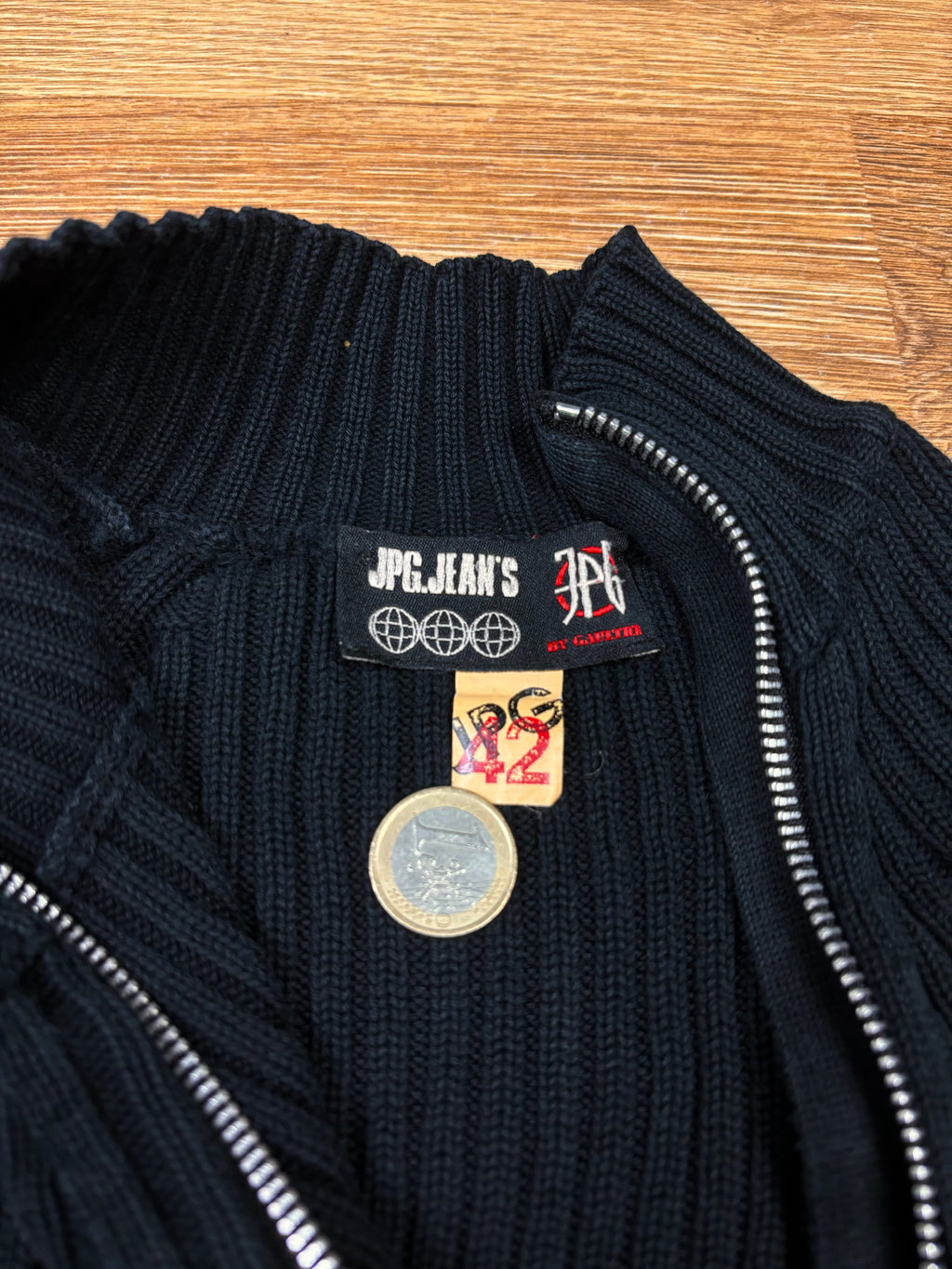2000s Jean Paul Gaultier Asymmetrical Zip Knit